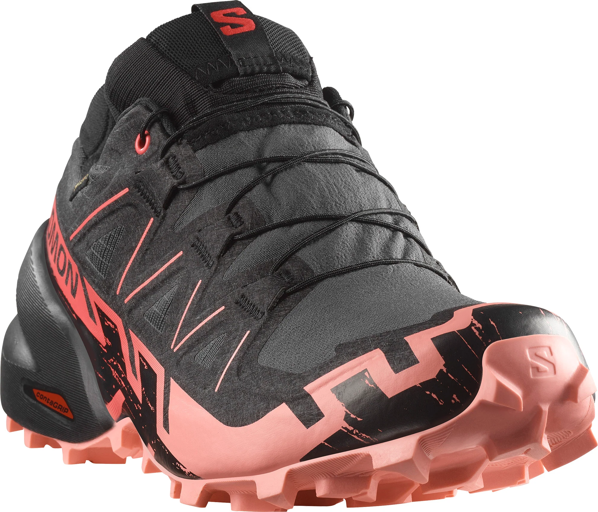 Salomon Speedcross 6 GORE-TEX Womens Trail Running Shoes - Black - Image 6
