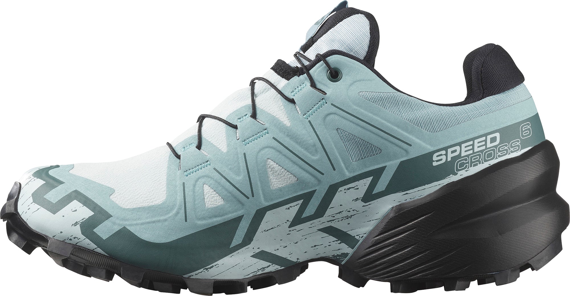Salomon Speedcross 6 GORE-TEX Womens Trail Running Shoes - Blue - Image 3
