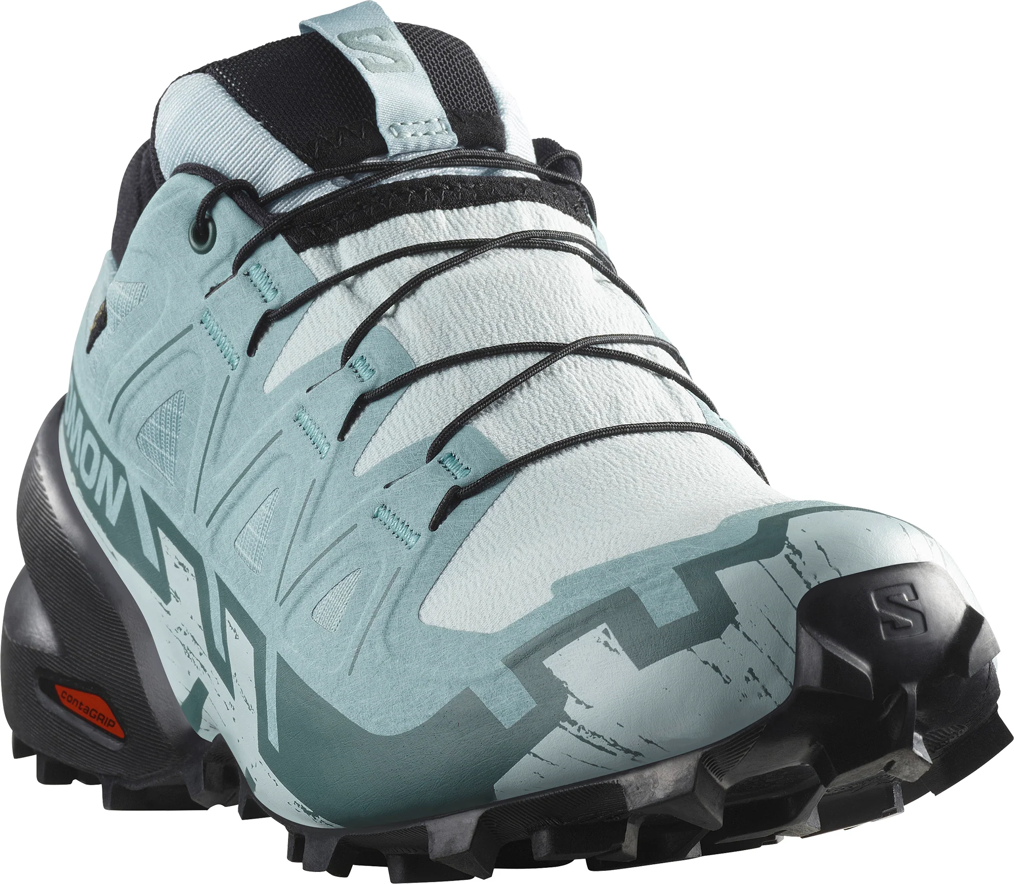 Salomon Speedcross 6 GORE-TEX Womens Trail Running Shoes - Blue - Image 6