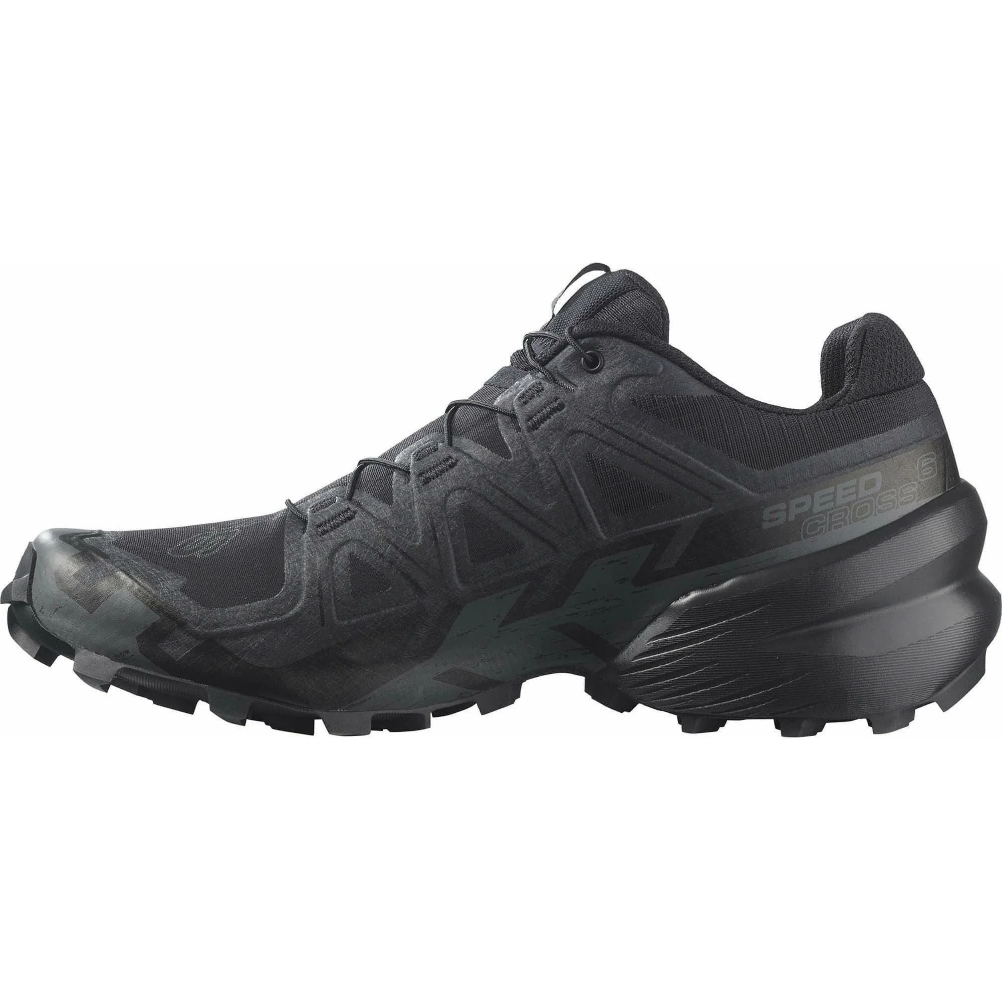 Salomon Speedcross 6 Mens Trail Running Shoes - Black - Image 3