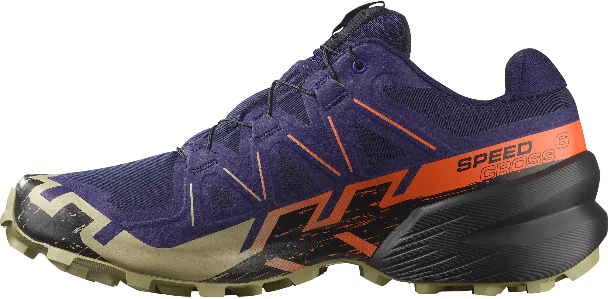 Salomon Speedcross 6 Mens Trail Running Shoes - Blue - Image 3