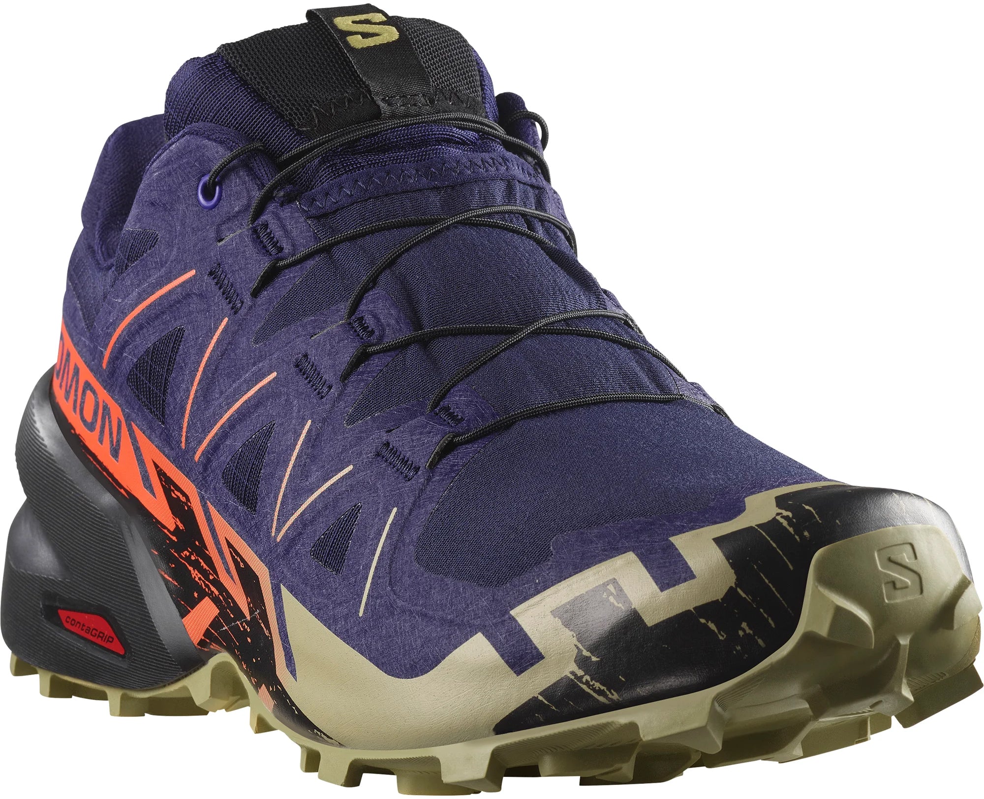 Salomon Speedcross 6 Mens Trail Running Shoes - Blue - Image 6