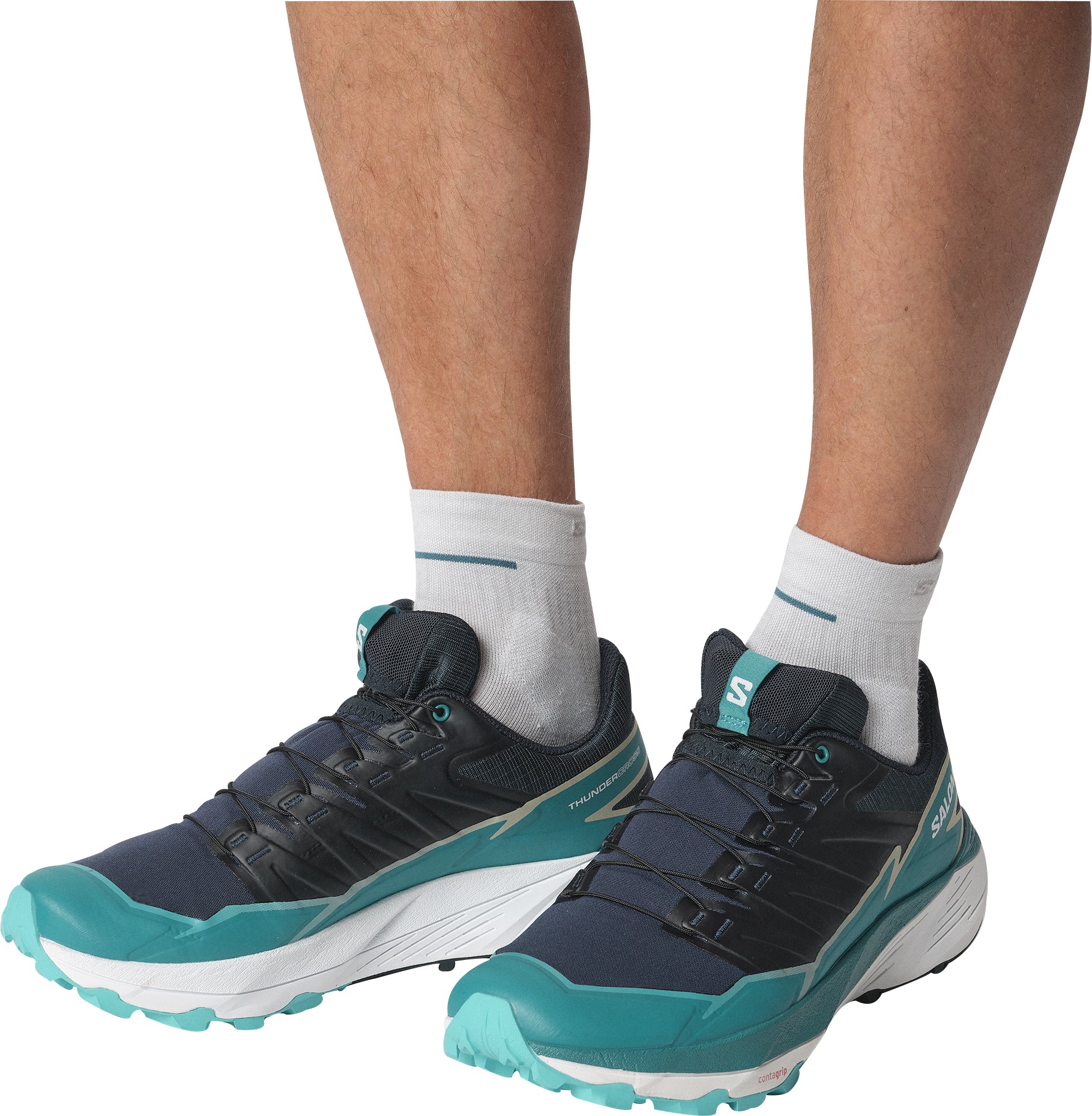 Salomon Thundercross Mens Trail Running Shoes - Blue - Image 7