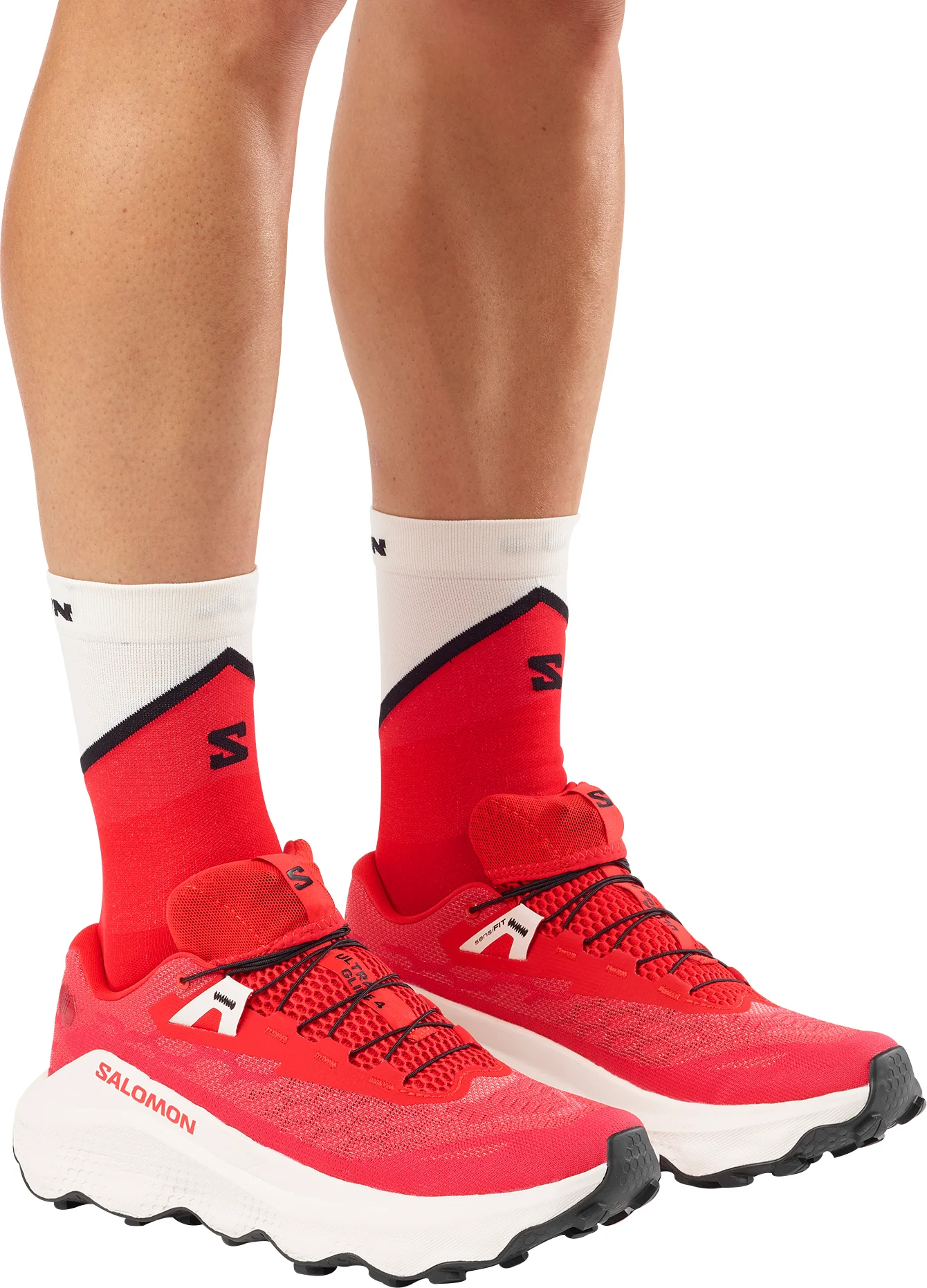 Salomon Ultra Glide 4 Mens Trail Running Shoes - Red - Image 7