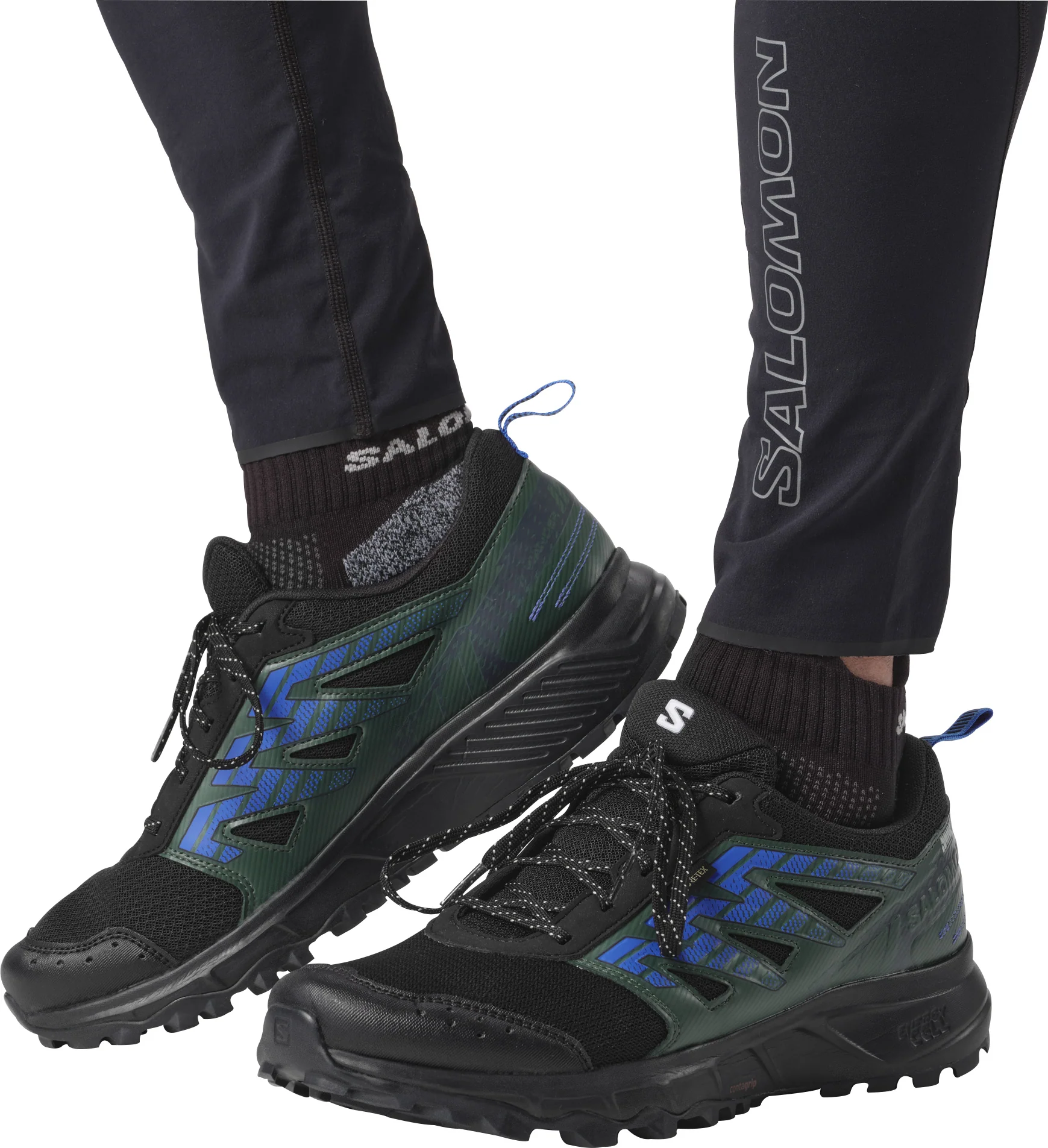 Salomon Wander GORE-TEX Mens Trail Running Shoes - Black - Image 7