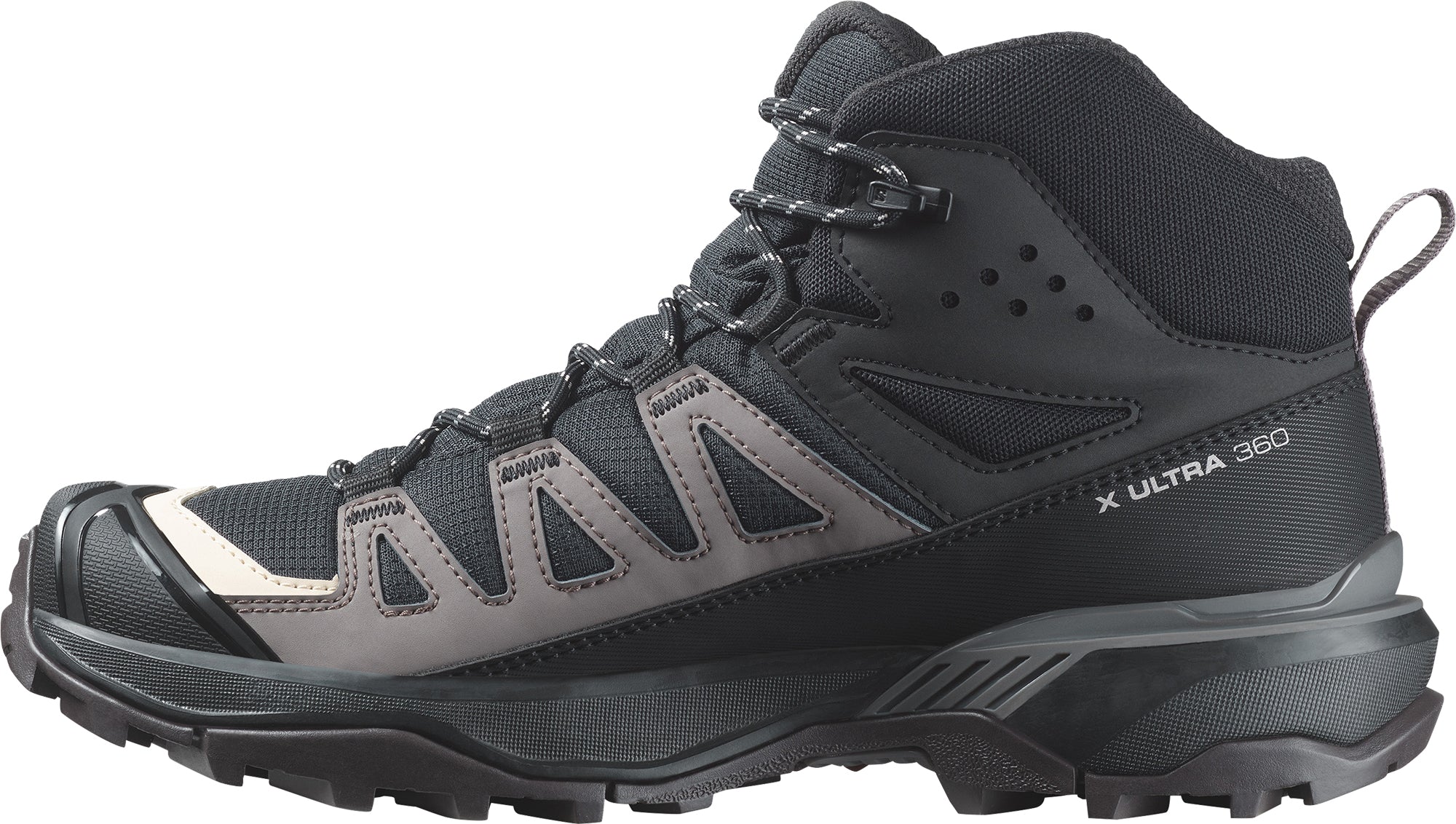 Salomon X Ultra 360 Mid GORE-TEX Womens Walking Boots - Black - Image 3