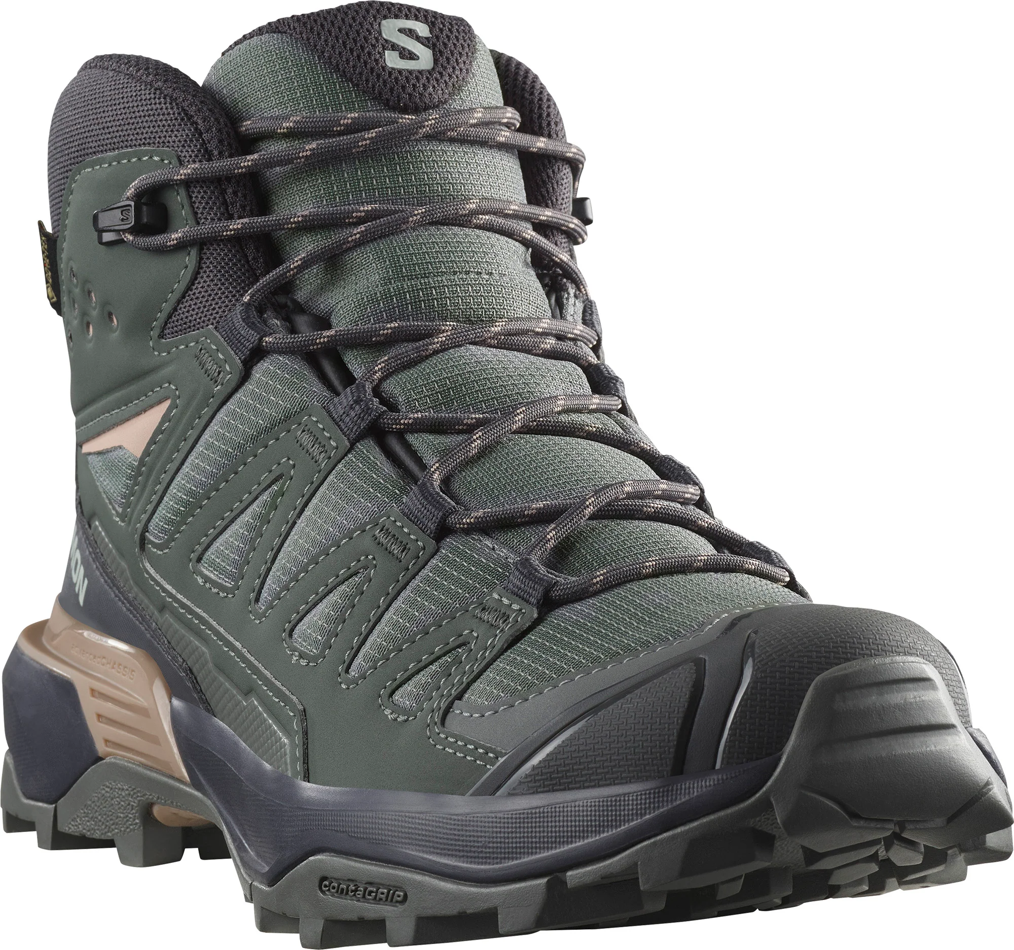 Salomon X Ultra 360 Mid GORE-TEX Womens Walking Boots - Green - Image 6