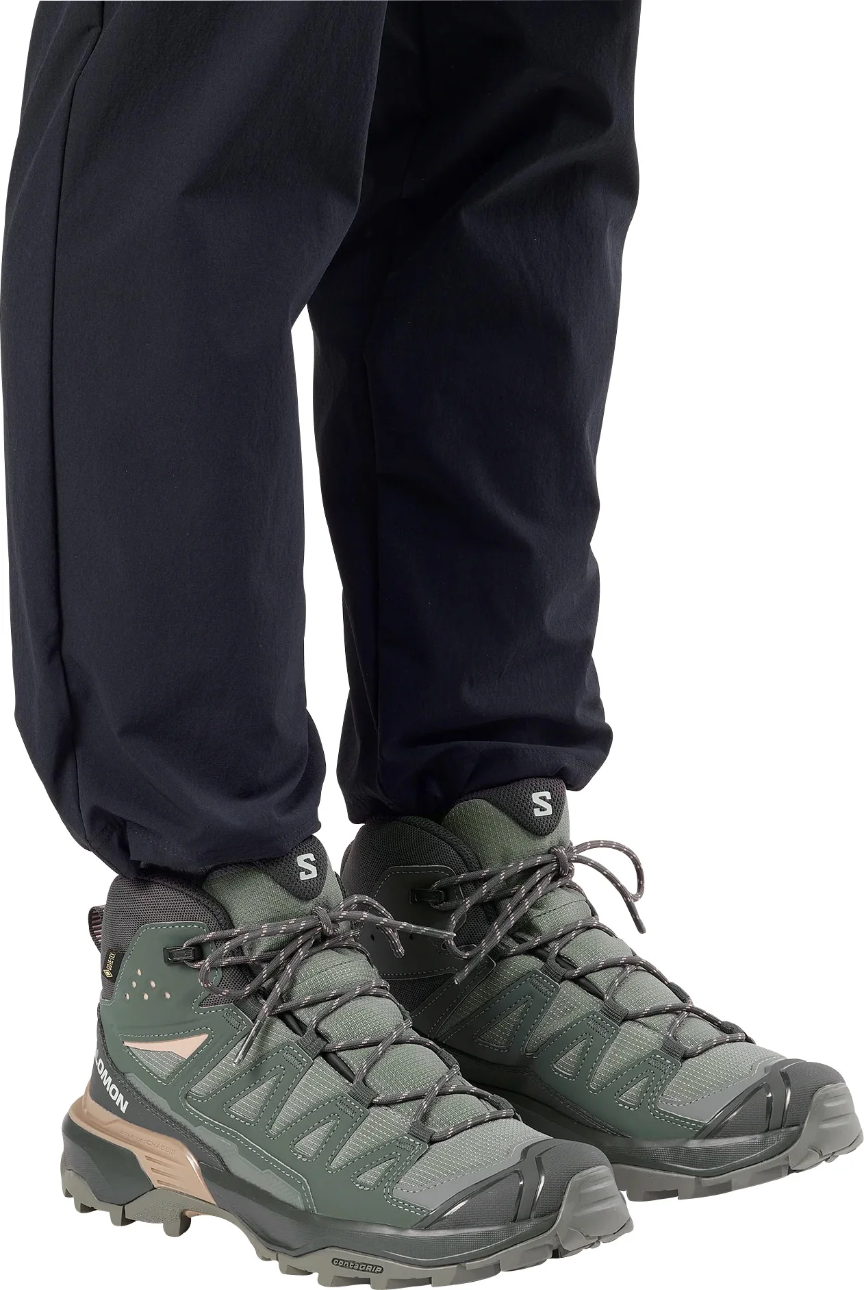 Salomon X Ultra 360 Mid GORE-TEX Womens Walking Boots - Green - Image 7