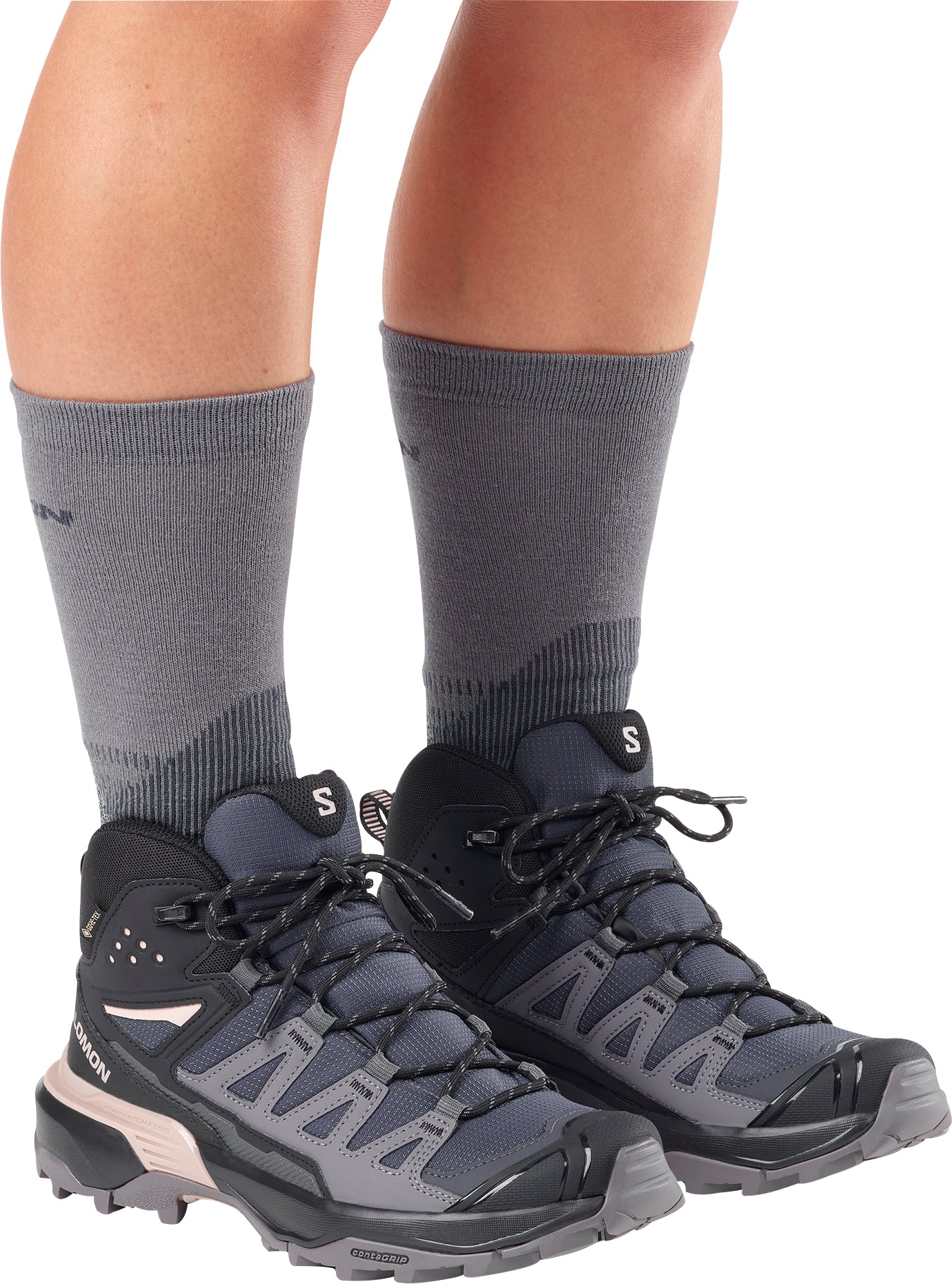 Salomon X Ultra 360 Mid GORE-TEX Womens Walking Boots - Grey - Image 7