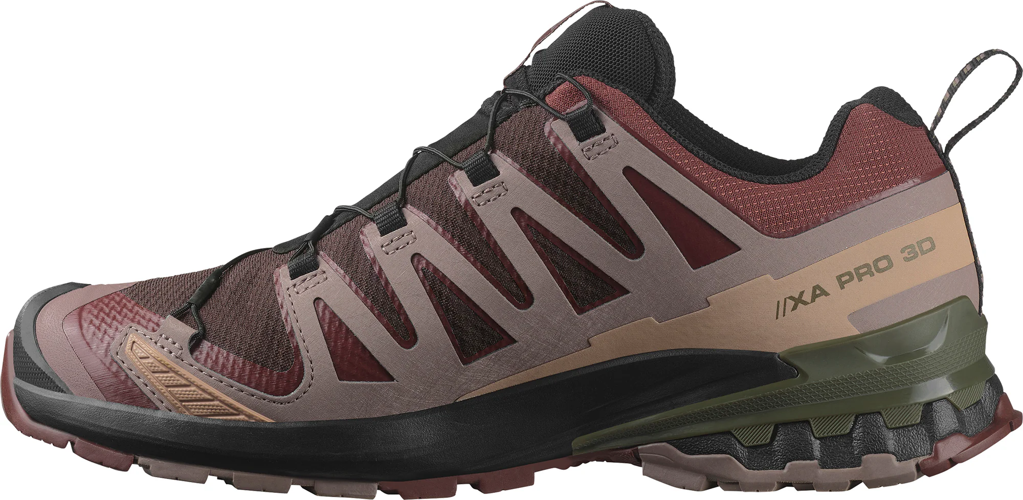 Salomon XA Pro 3D V9 GORE-TEX Mens Trail Running Shoes - Brown - Image 3