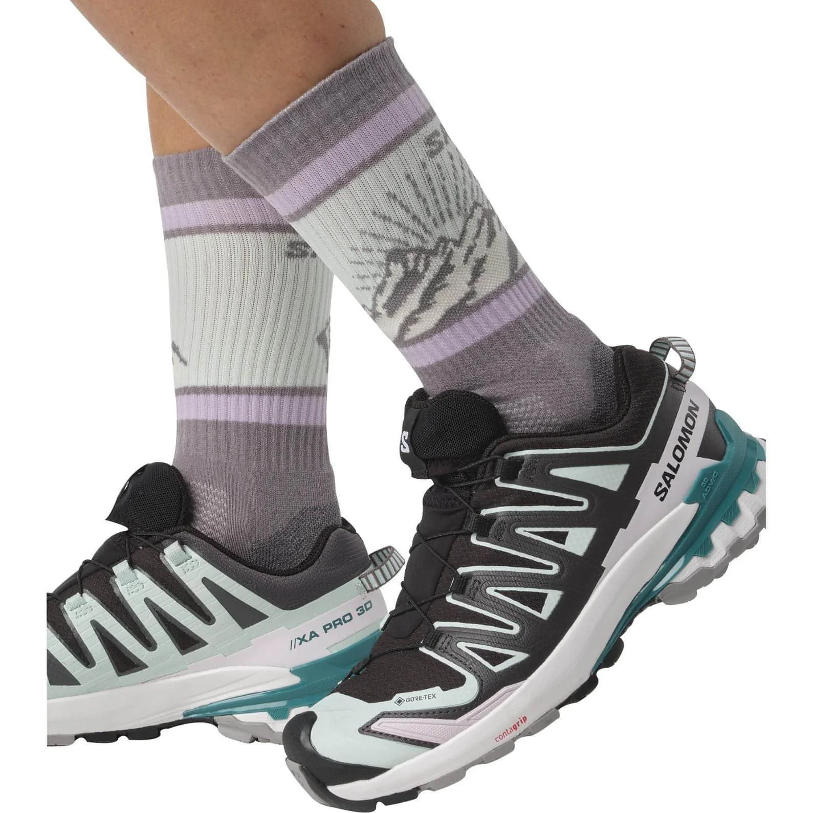 Salomon XA Pro 3D V9 GORE-TEX Womens Trail Running Shoes - Black - Image 7