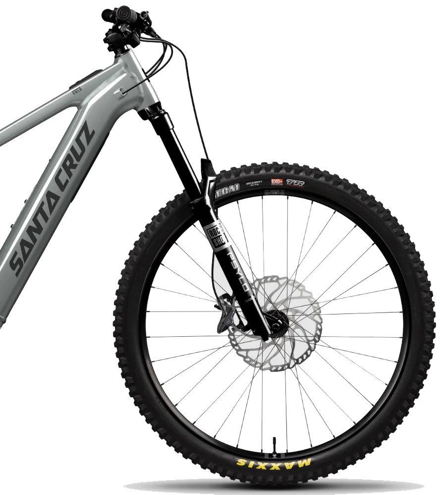 Santa Cruz Vala MX AL Deore Electric Mountain Bike 2026 - Gloss Lunar Grey - Image 3
