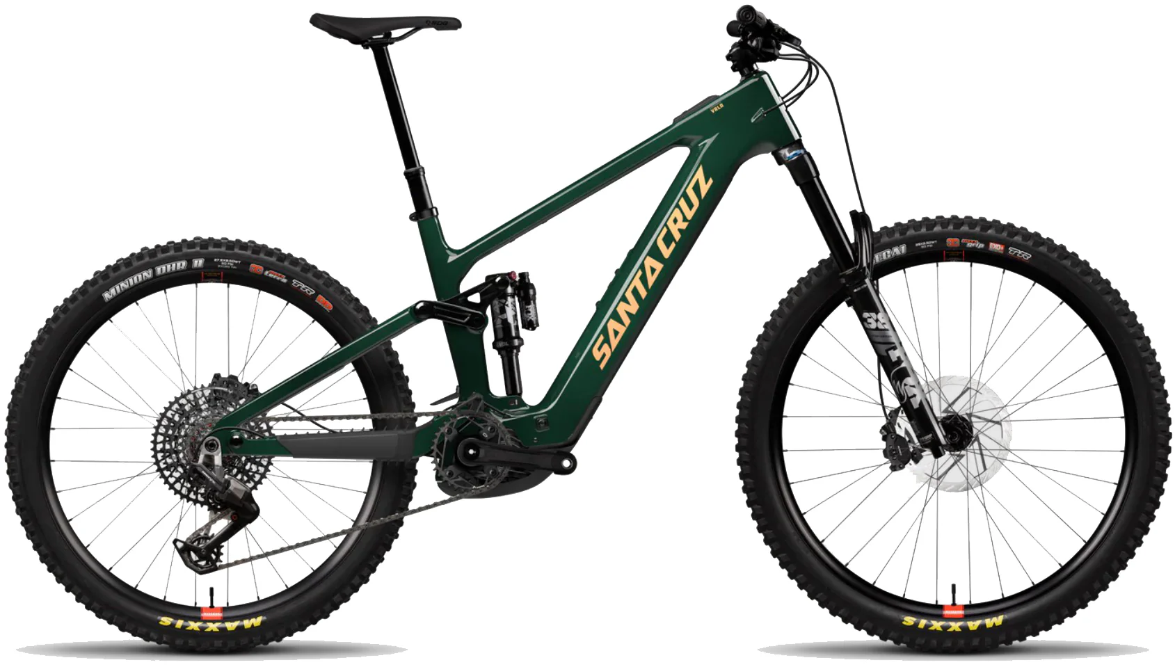 Santa Cruz Vala MX C 90 Electric Mountain Bike 2025 - Midnight Green