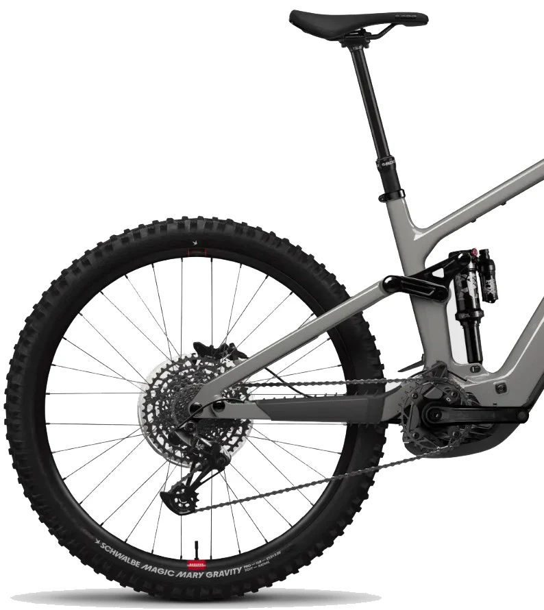 Santa Cruz Vala MX C R Electric Mountain Bike 2025 - Gloss Grey - Image 2