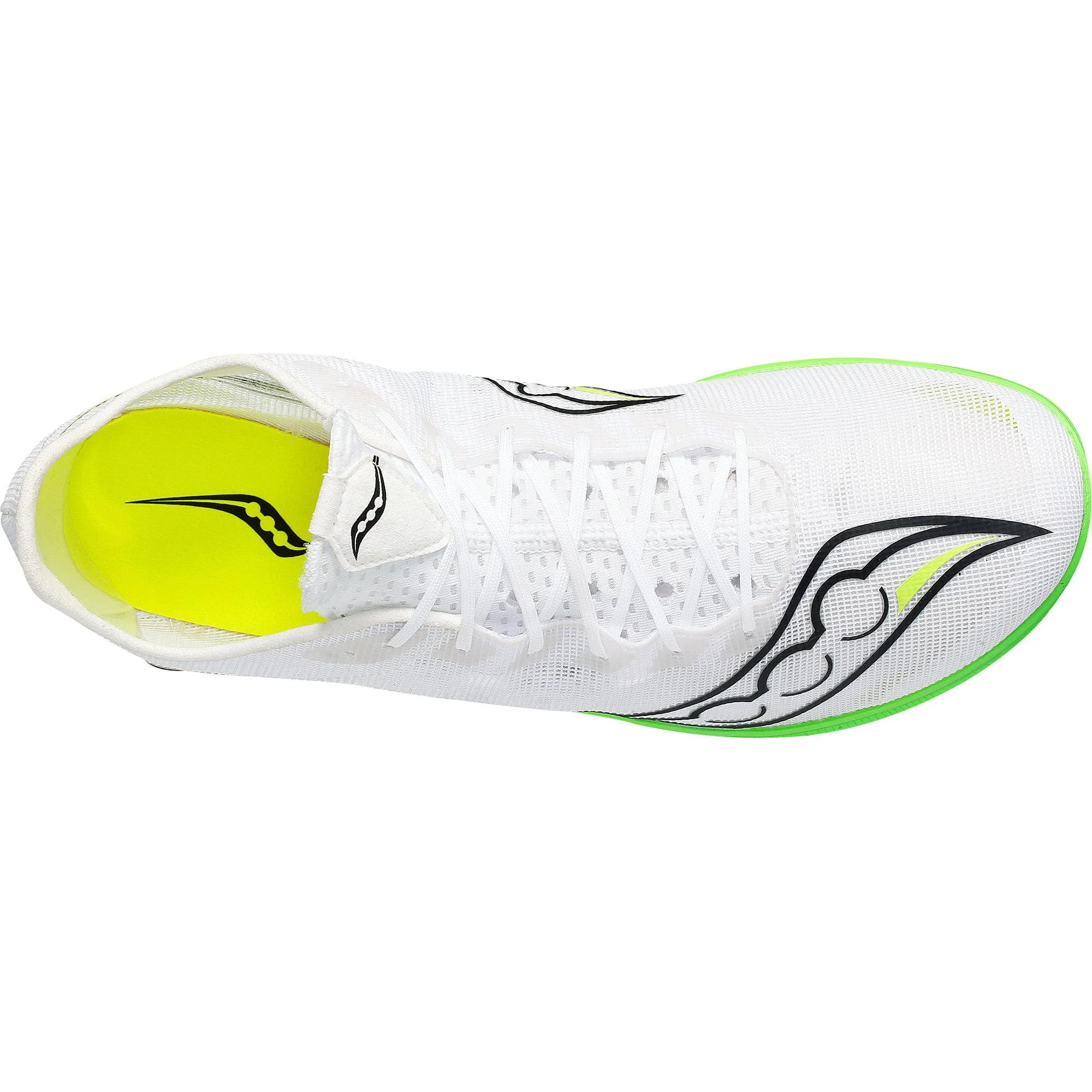 Saucony Endorphin Cheetah Mens Running Spikes - White - Image 4