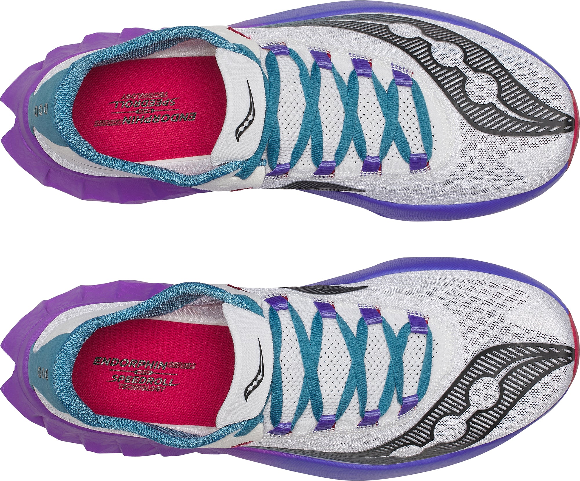 Saucony Endorphin Pro 4 Mens Running Shoes - White - Image 4