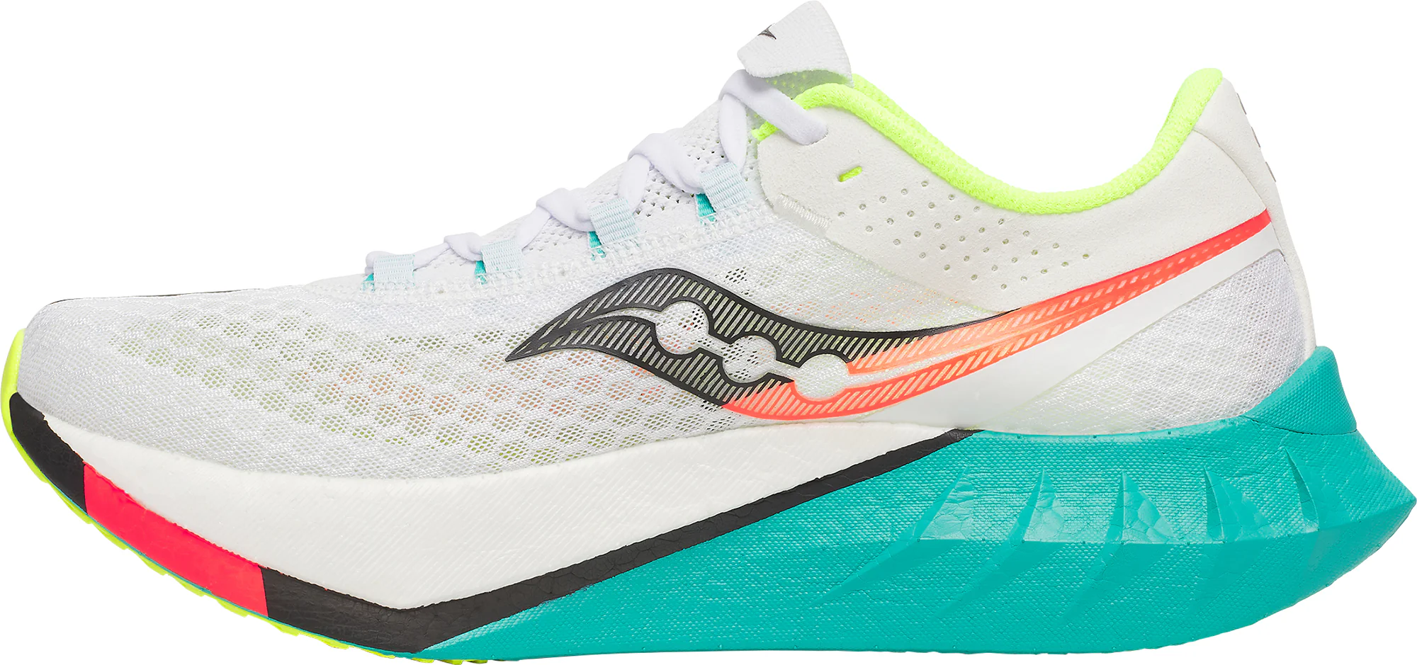 Saucony Endorphin Pro 4 Mens Running Shoes - White - Image 3