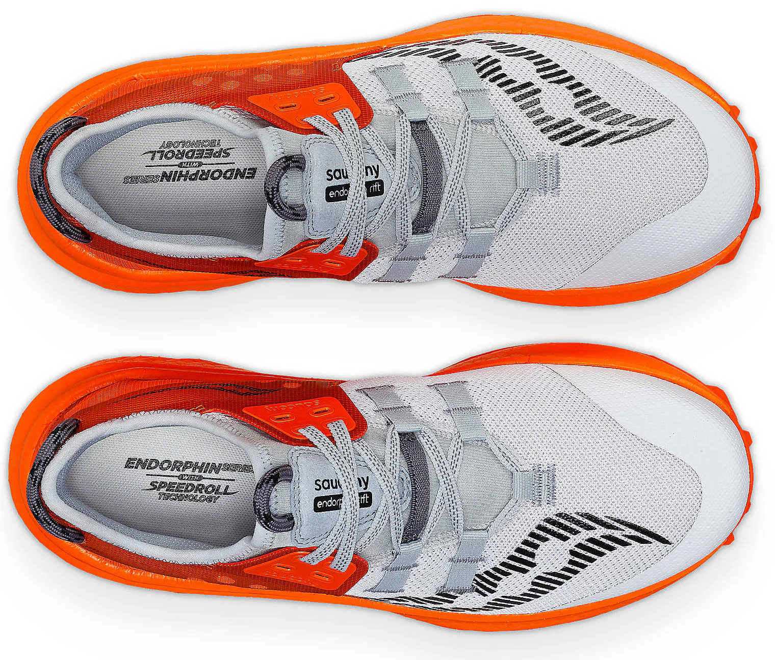 Saucony Endorphin Rift Mens Trail Running Shoes - Grey - Image 4