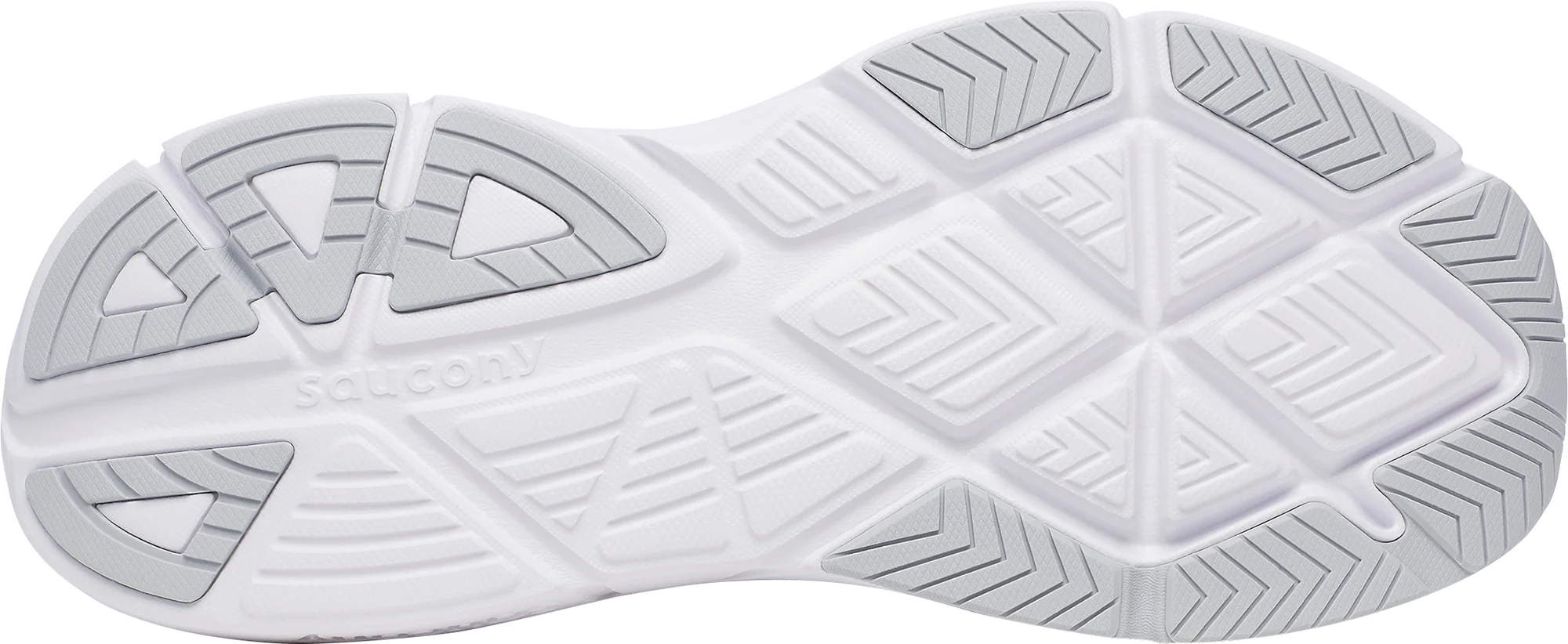 Saucony Guide 18 Mens Running Shoes - White - Image 2