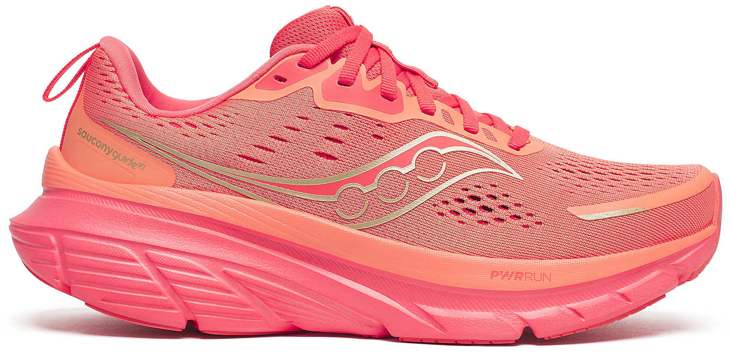 Saucony Guide 18 Womens Running Shoes - Pink
