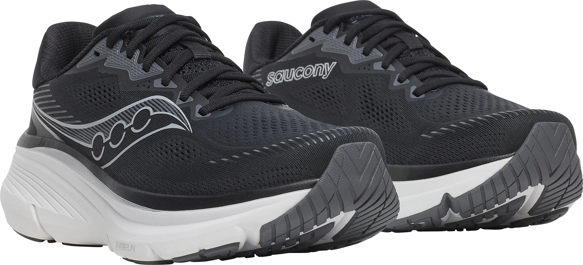 Saucony Guide 19 Mens Running Shoes - Black - Image 6