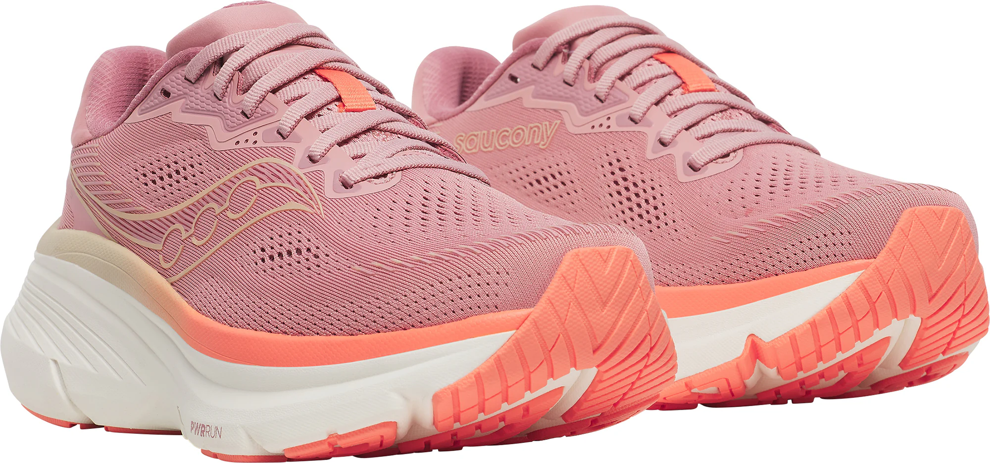Saucony Guide 19 Womens Running Shoes - Pink - Image 6