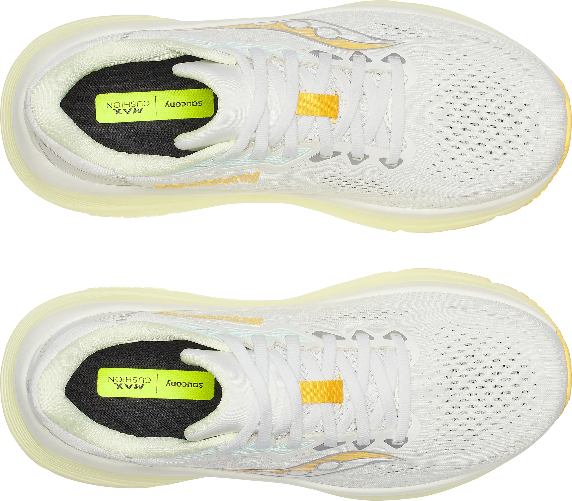Saucony Guide 19 Womens Running Shoes - White - Image 4