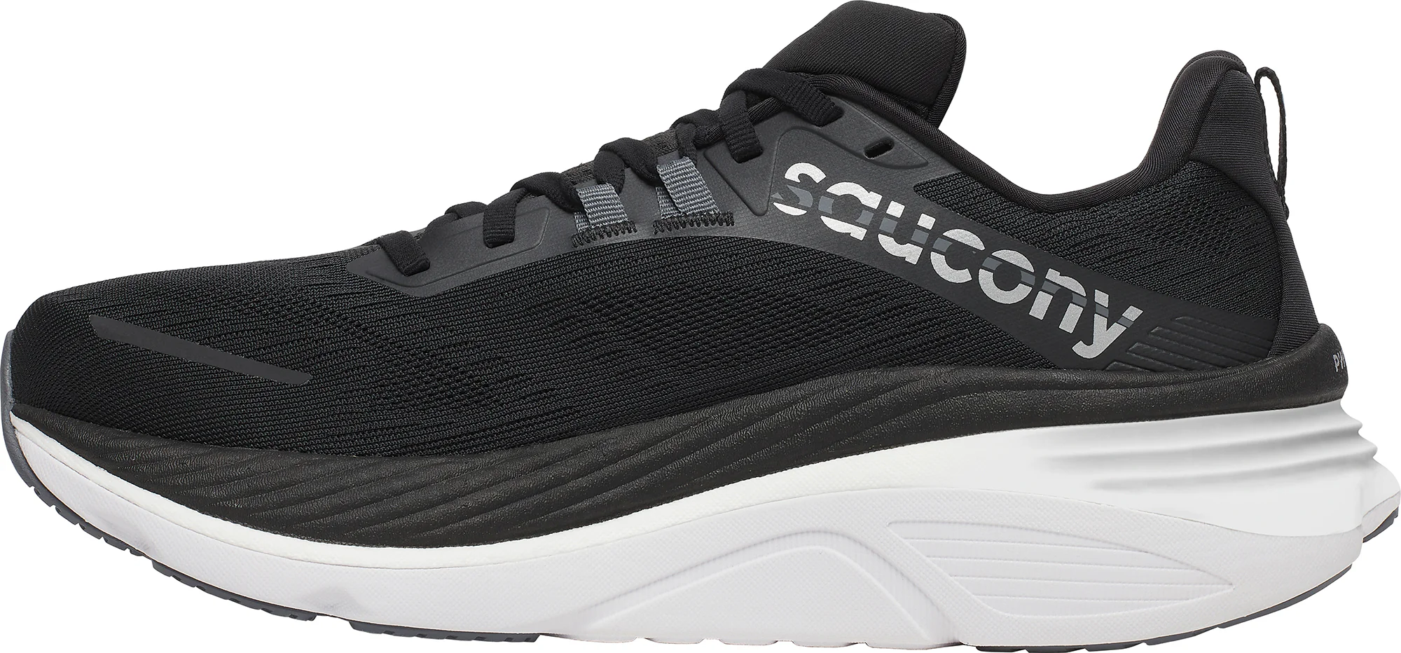 Saucony Hurricane 24 Mens Running Shoes - Black - Image 3