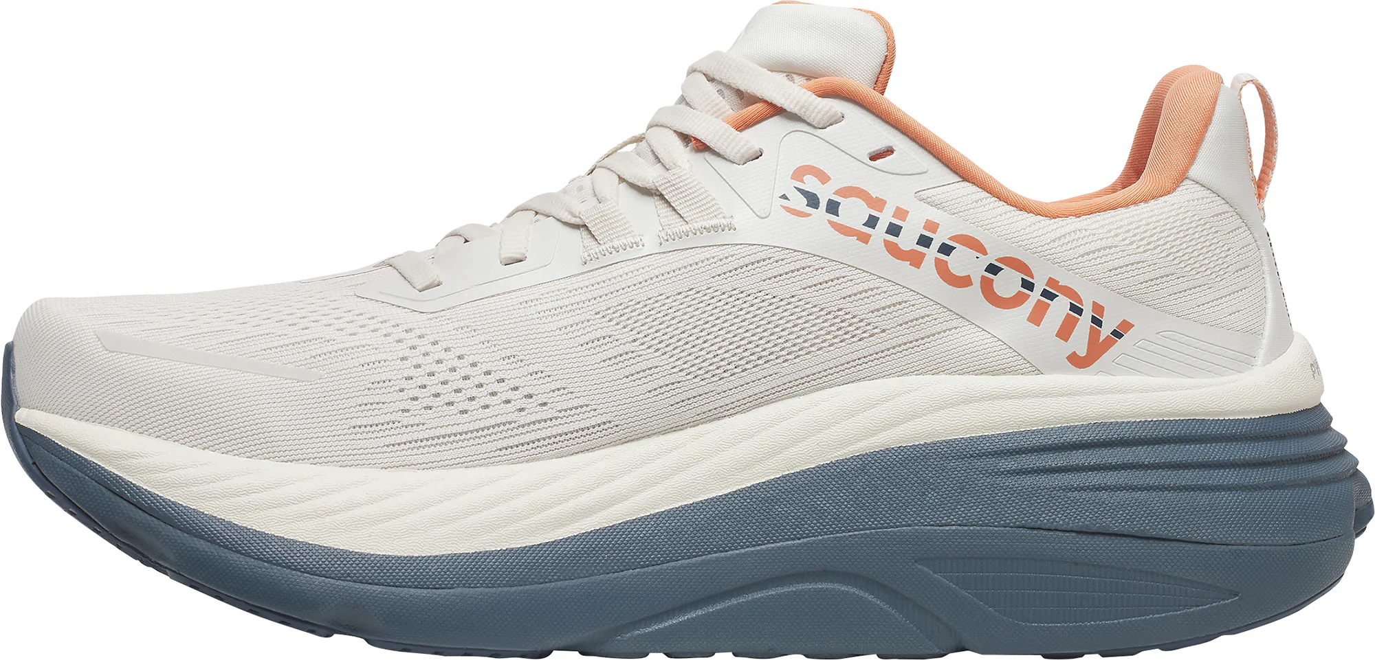 Saucony Hurricane 24 Mens Running Shoes - White - Image 3