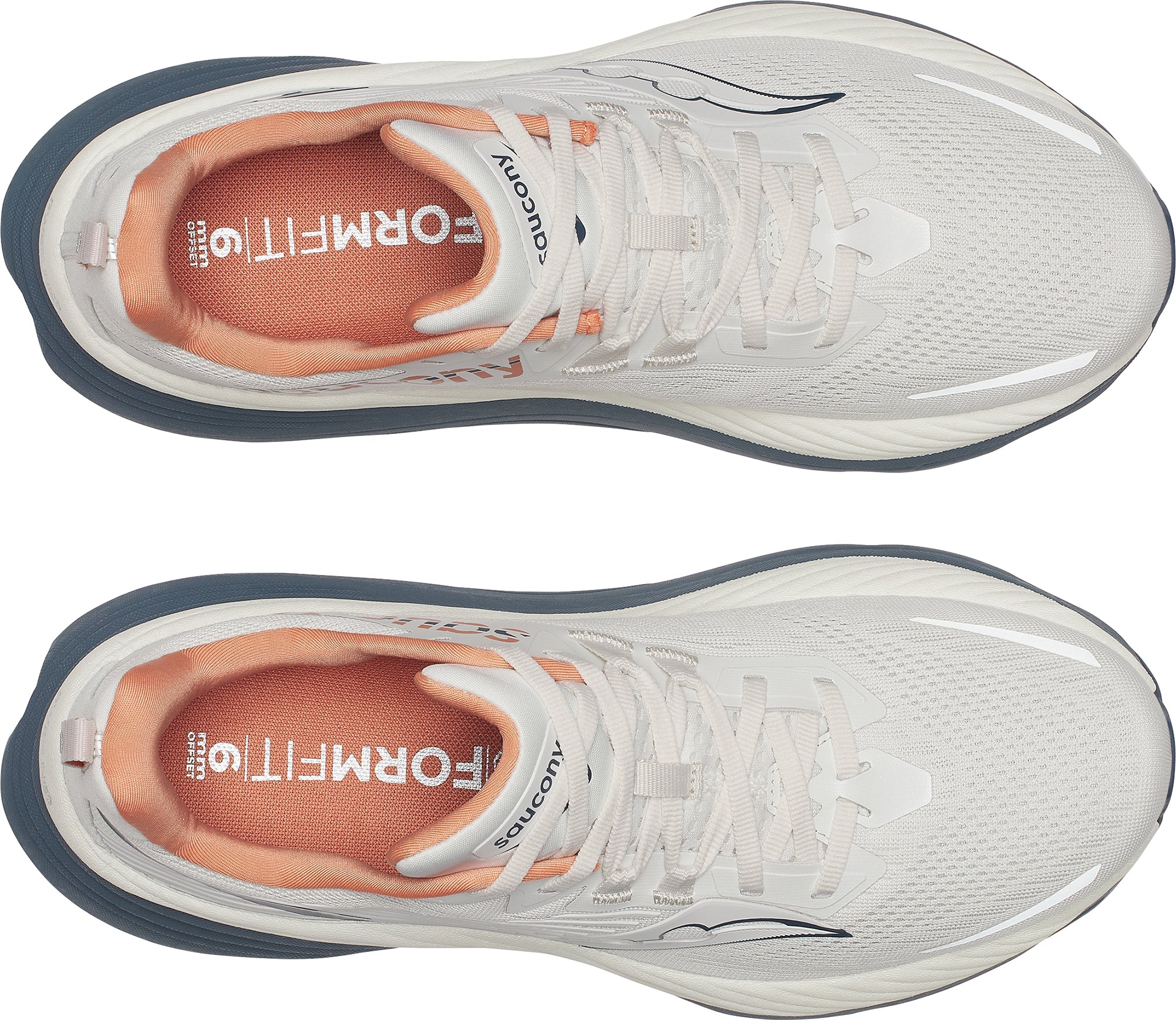 Saucony Hurricane 24 Mens Running Shoes - White - Image 4