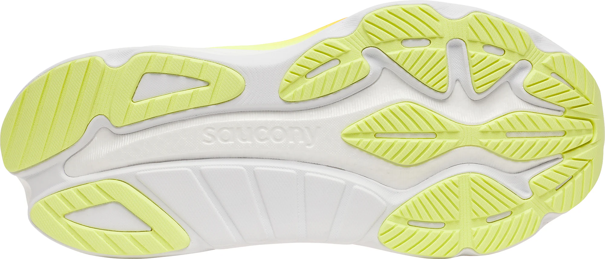 Saucony Hurricane 24 Womens Running Shoes - Yellow - Image 2