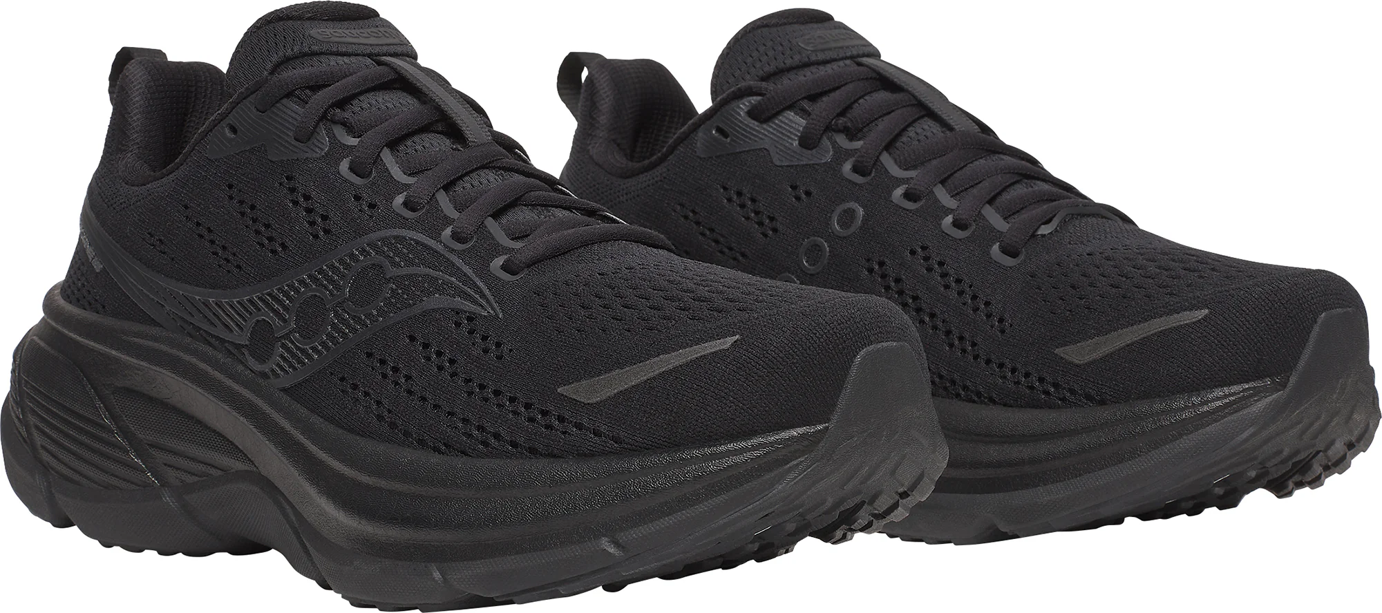 Saucony Hurricane 25 Mens Running Shoes - Black - Image 6