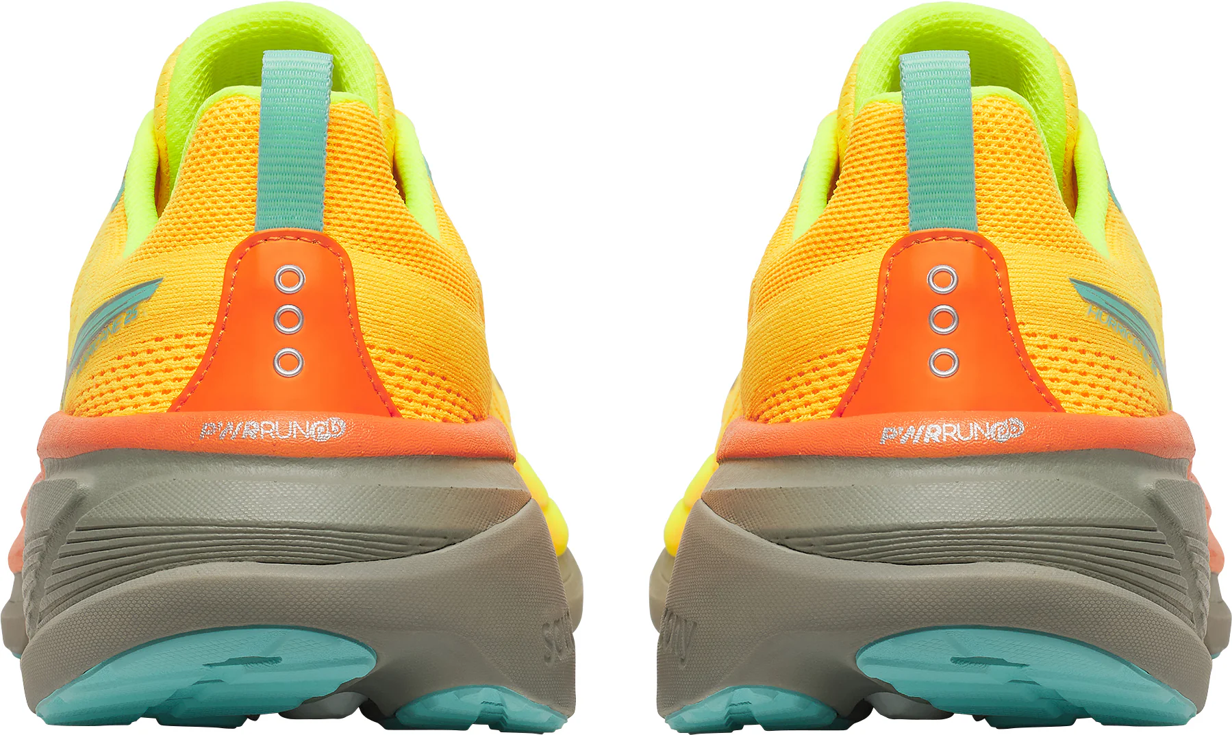Saucony Hurricane 25 Mens Running Shoes - Yellow - Image 5
