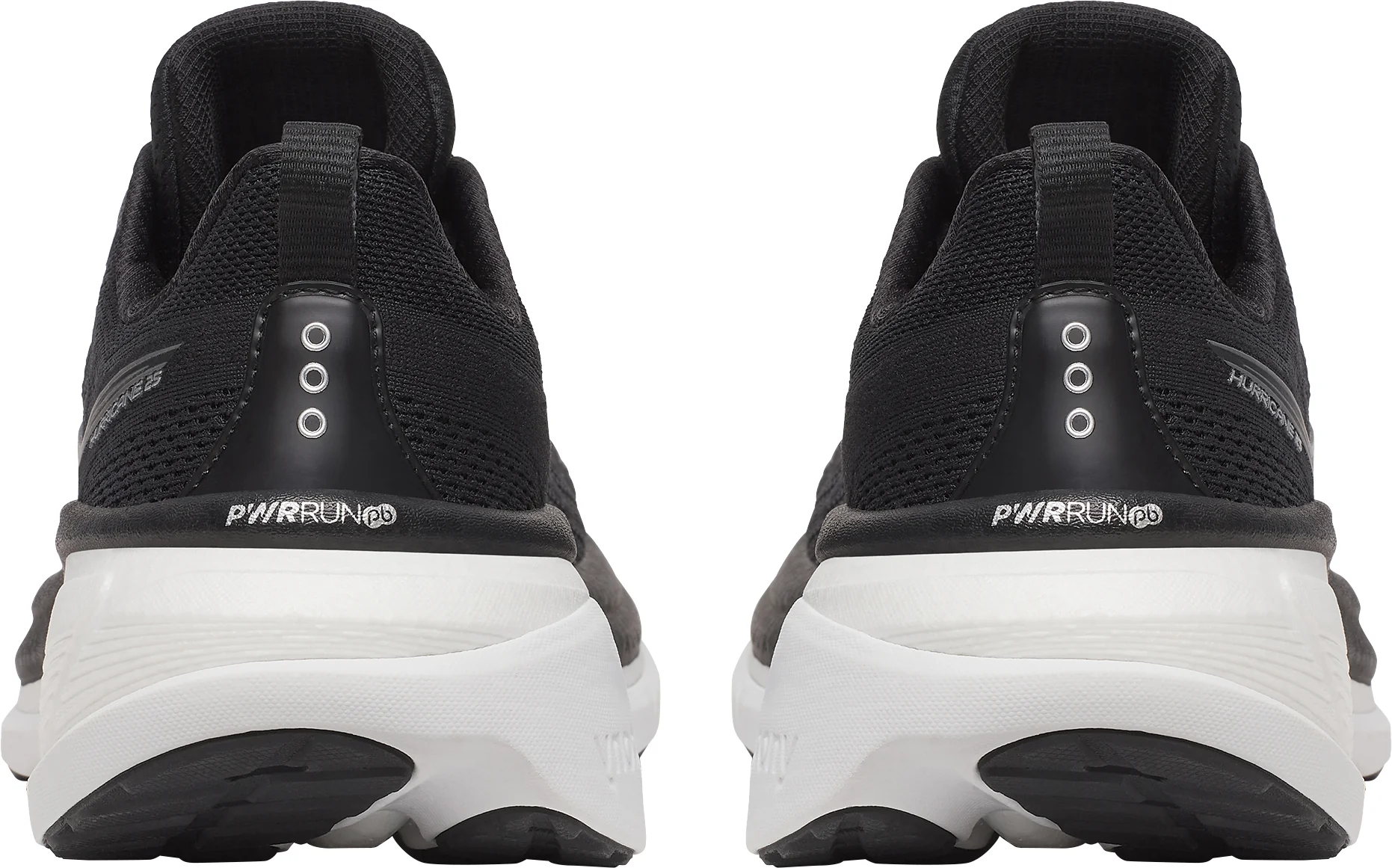 Saucony Hurricane 25 WIDE FIT Womens Running Shoes - Black - Image 5