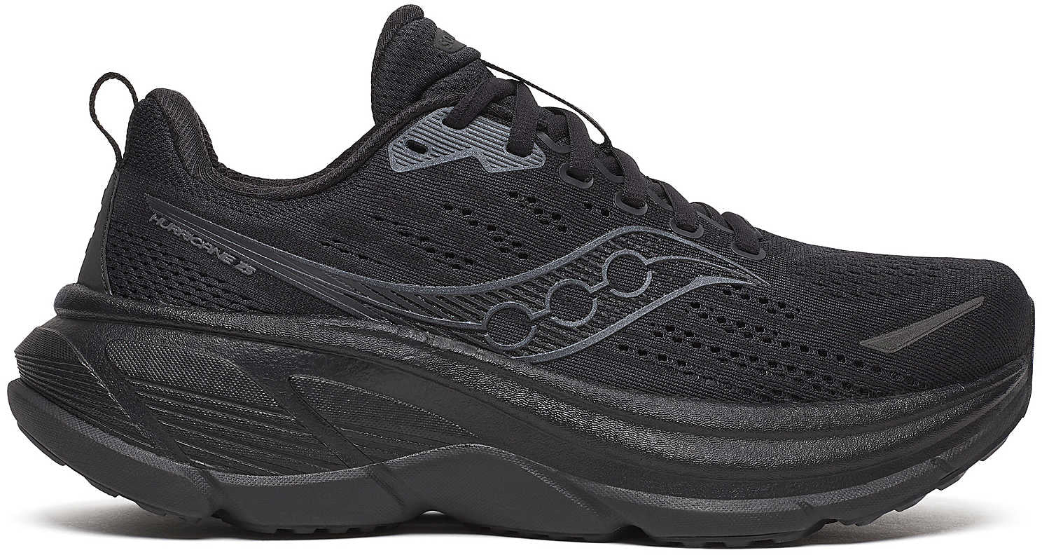 Saucony Hurricane 25 Womens Running Shoes - Black