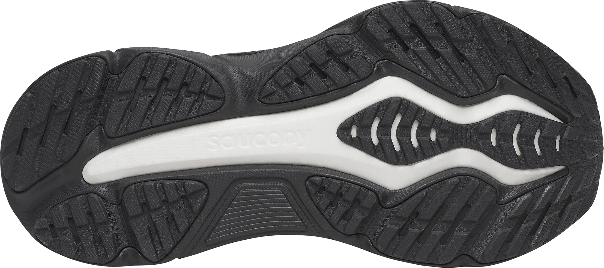 Saucony Hurricane 25 Womens Running Shoes - Black - Image 2