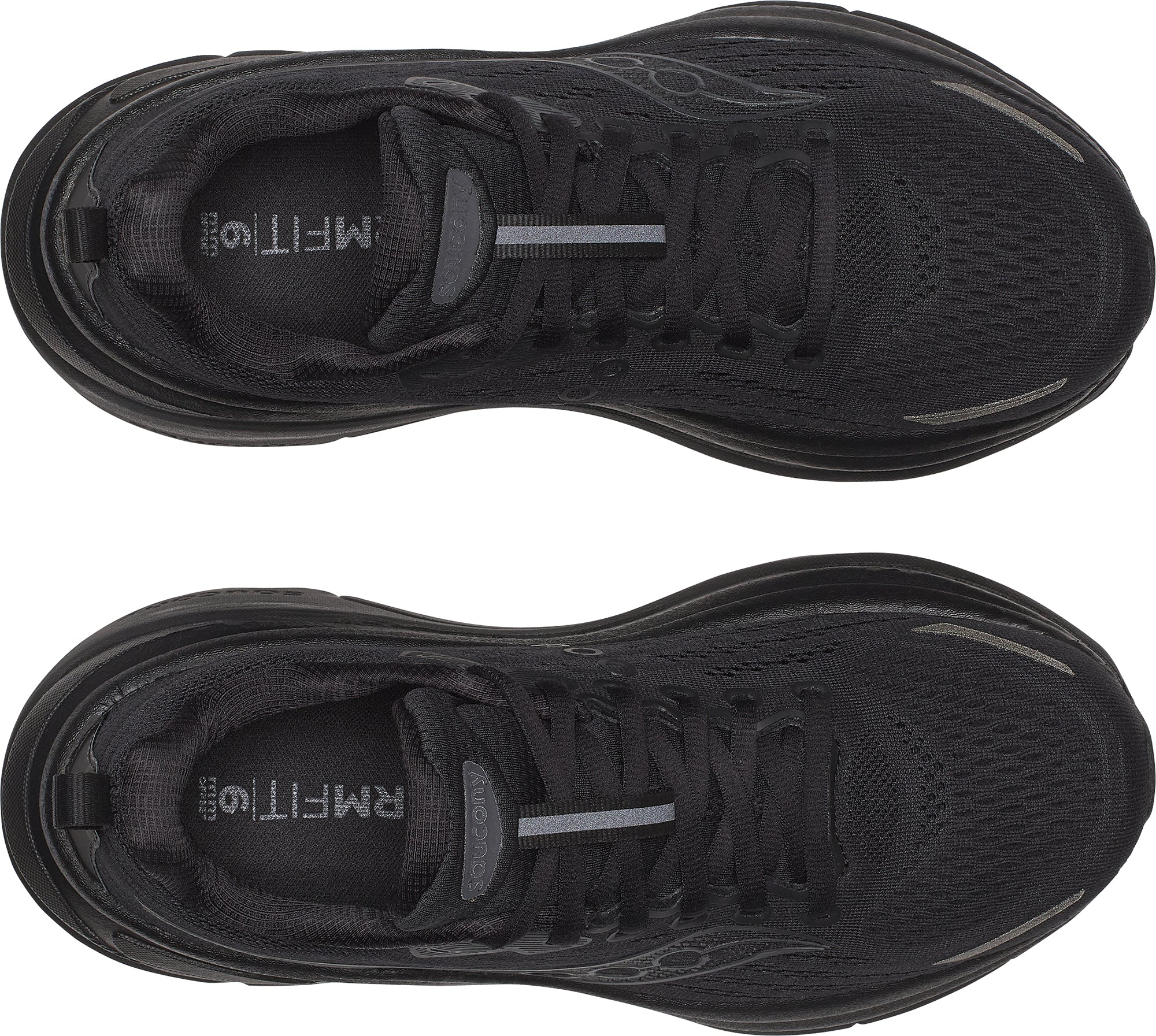 Saucony Hurricane 25 Womens Running Shoes - Black - Image 4