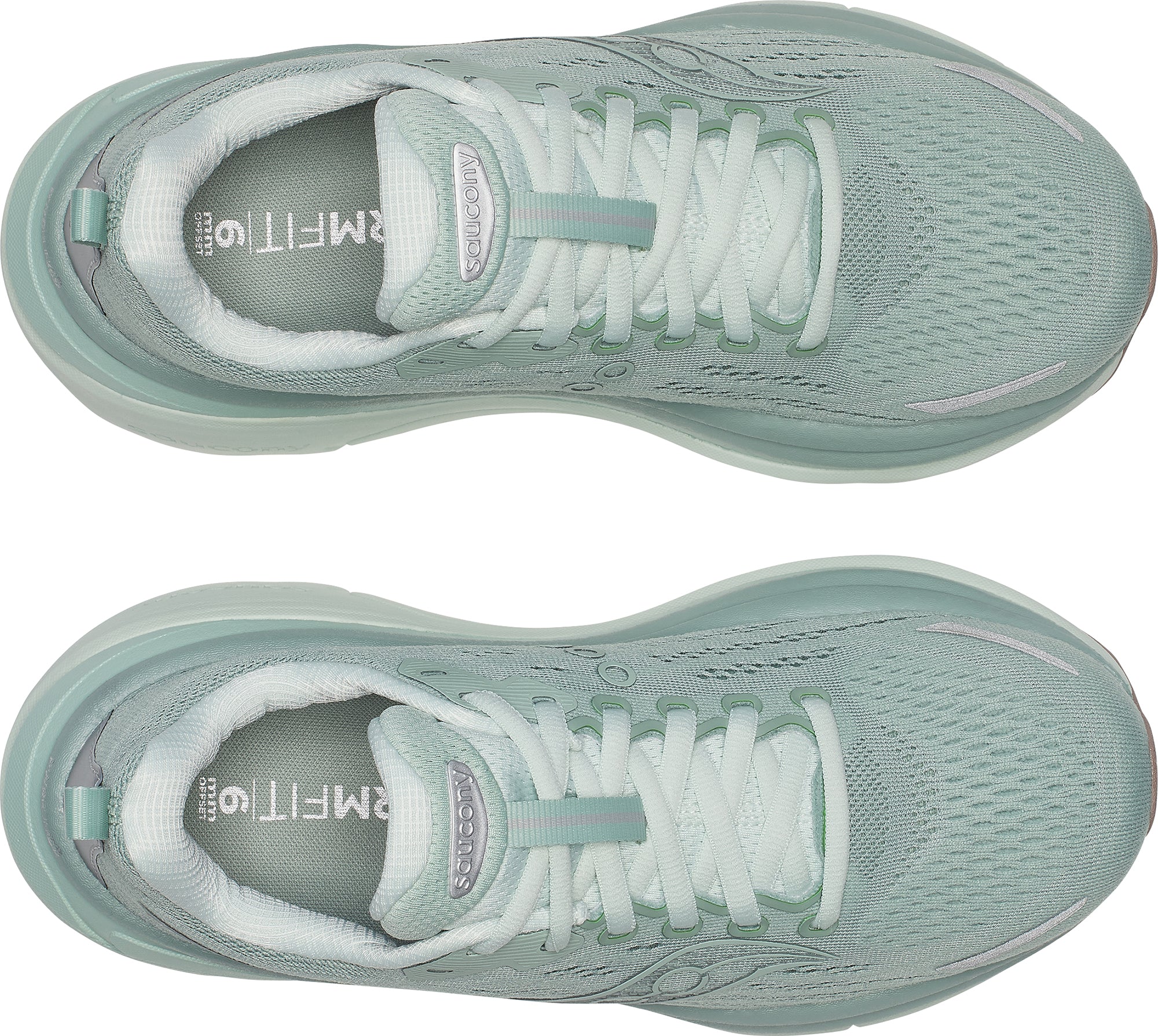 Saucony Hurricane 25 Womens Running Shoes - Green - Image 4