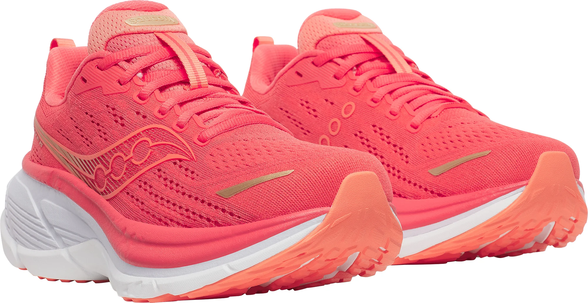 Saucony Hurricane 25 Womens Running Shoes - Pink - Image 6