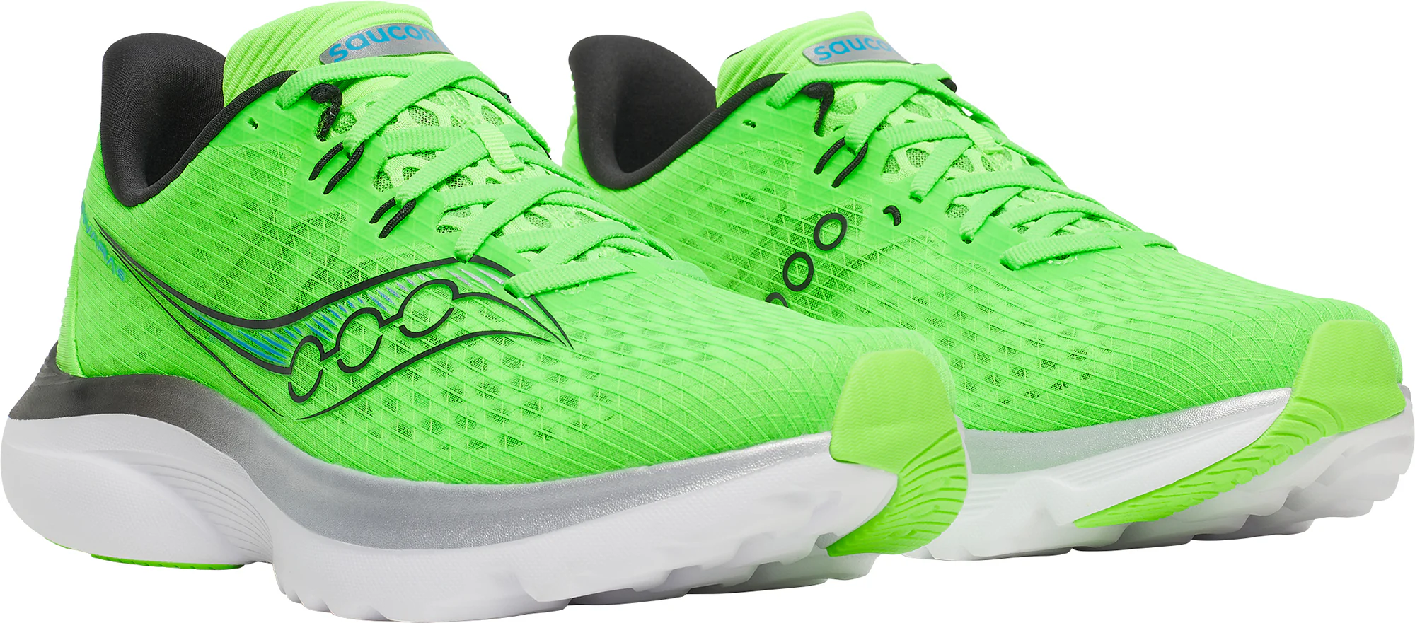 Saucony Kinvara 16 Mens Running Shoes - Green - Image 6