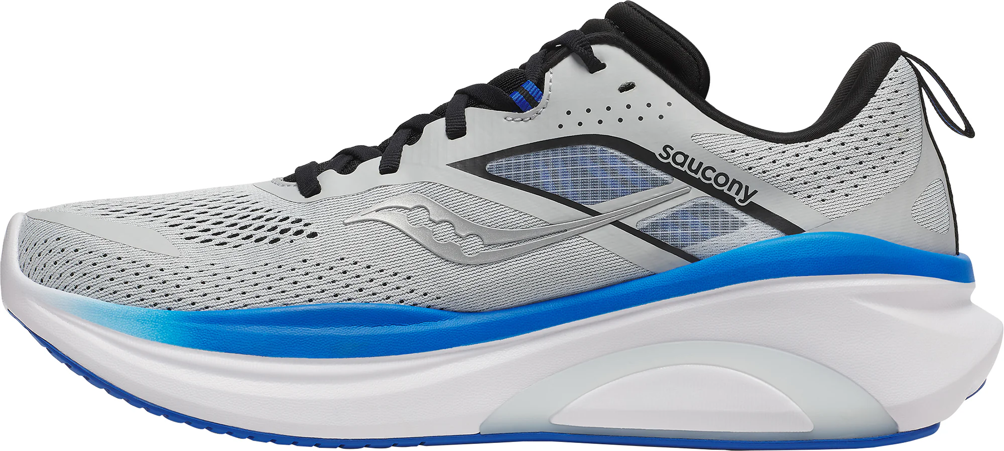 Saucony Omni 22 Mens Running Shoes - Grey - Image 3