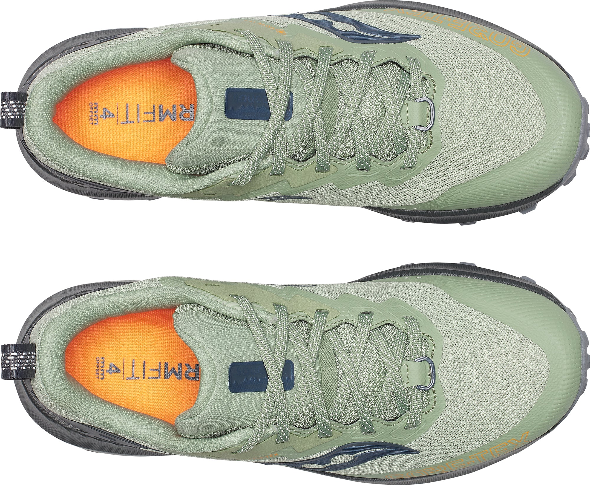 Saucony Peregrine 14 GORE-TEX Womens Trail Running Shoes - Green - Image 4