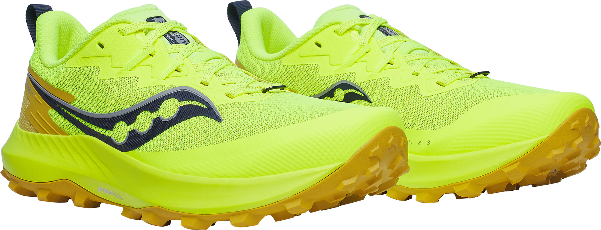 Saucony Peregrine 14 Mens Trail Running Shoes - Yellow - Image 6