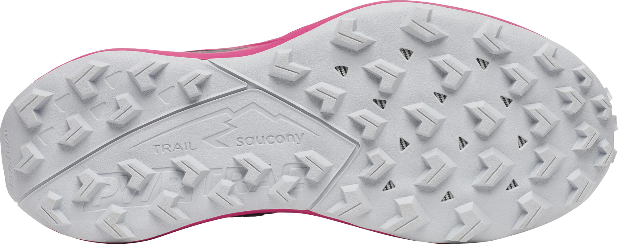 Saucony Peregrine 15 Womens Running Shoes - Pink - Image 2