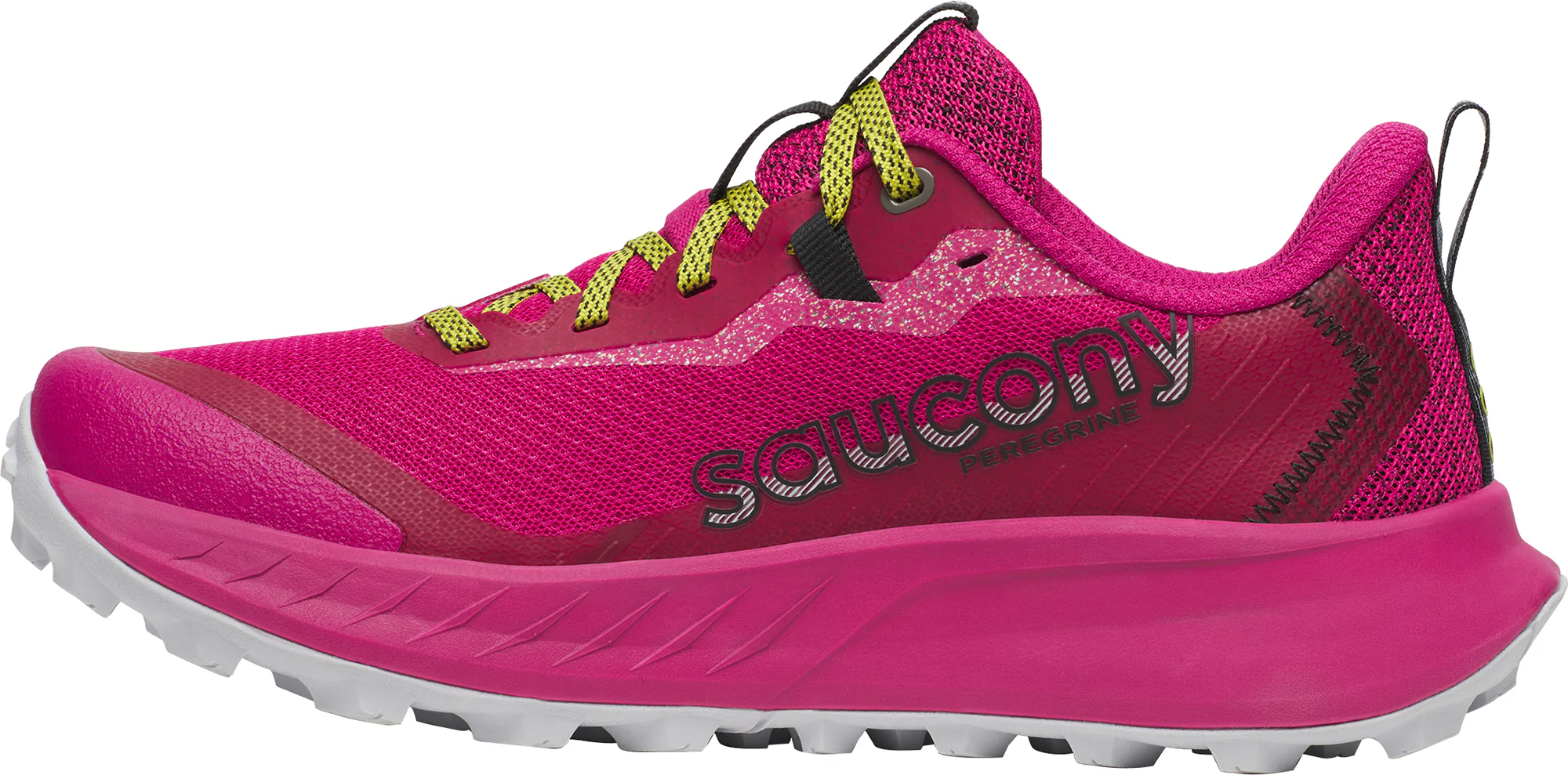 Saucony Peregrine 15 Womens Running Shoes - Pink - Image 3