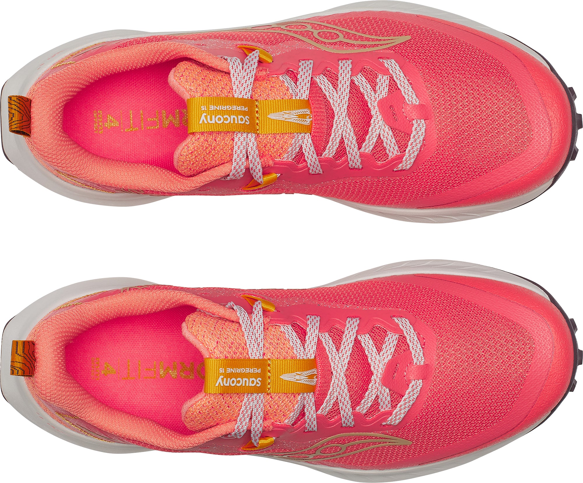 Saucony Peregrine 15 Womens Trail Running Shoes - Pink - Image 4