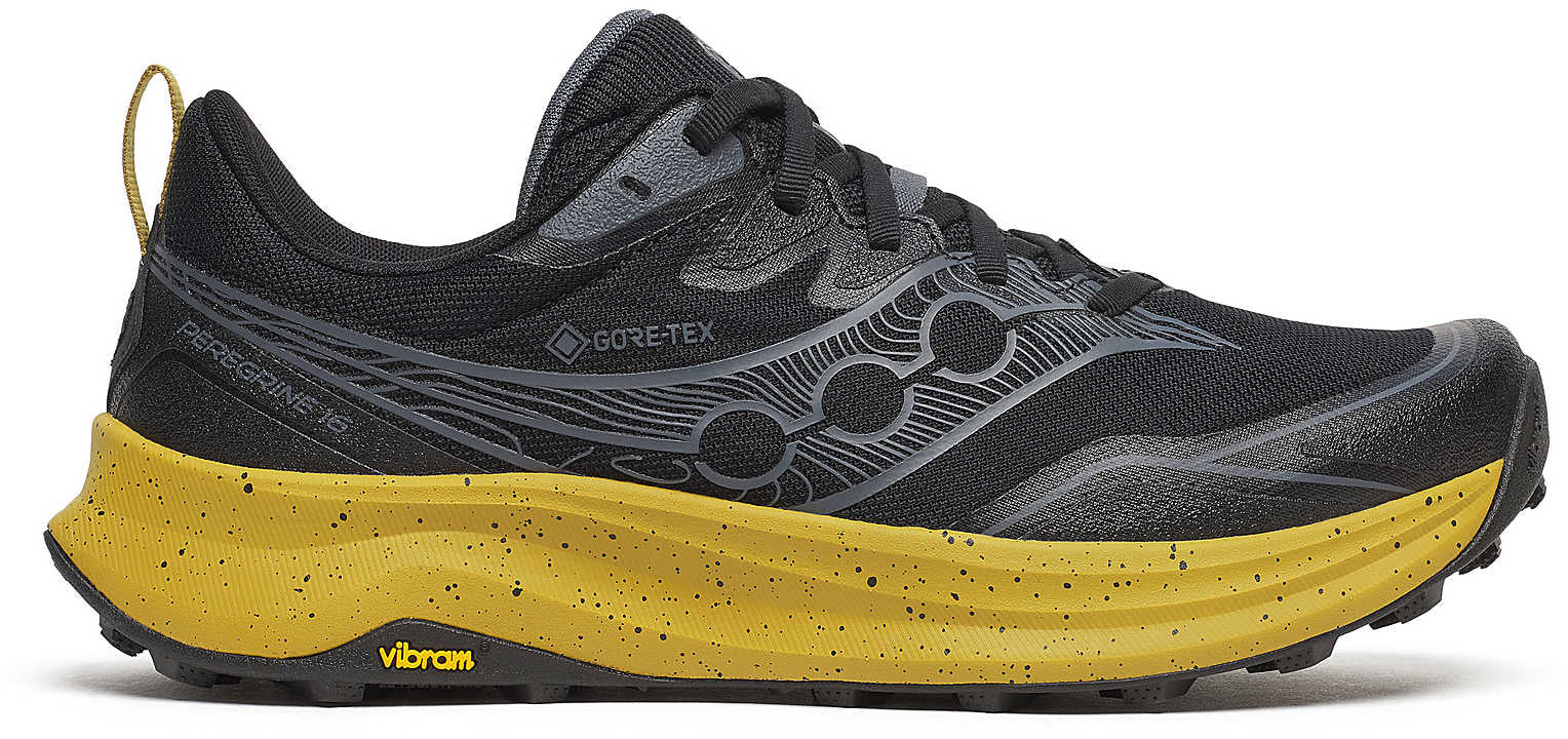 Saucony Peregrine 16 GORE-TEX Mens Trail Running Shoes - Black