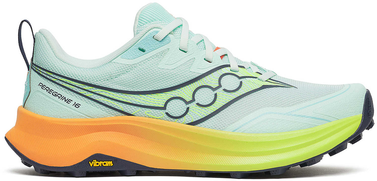 Saucony Peregrine 16 Womens Trail Running Shoes - Blue