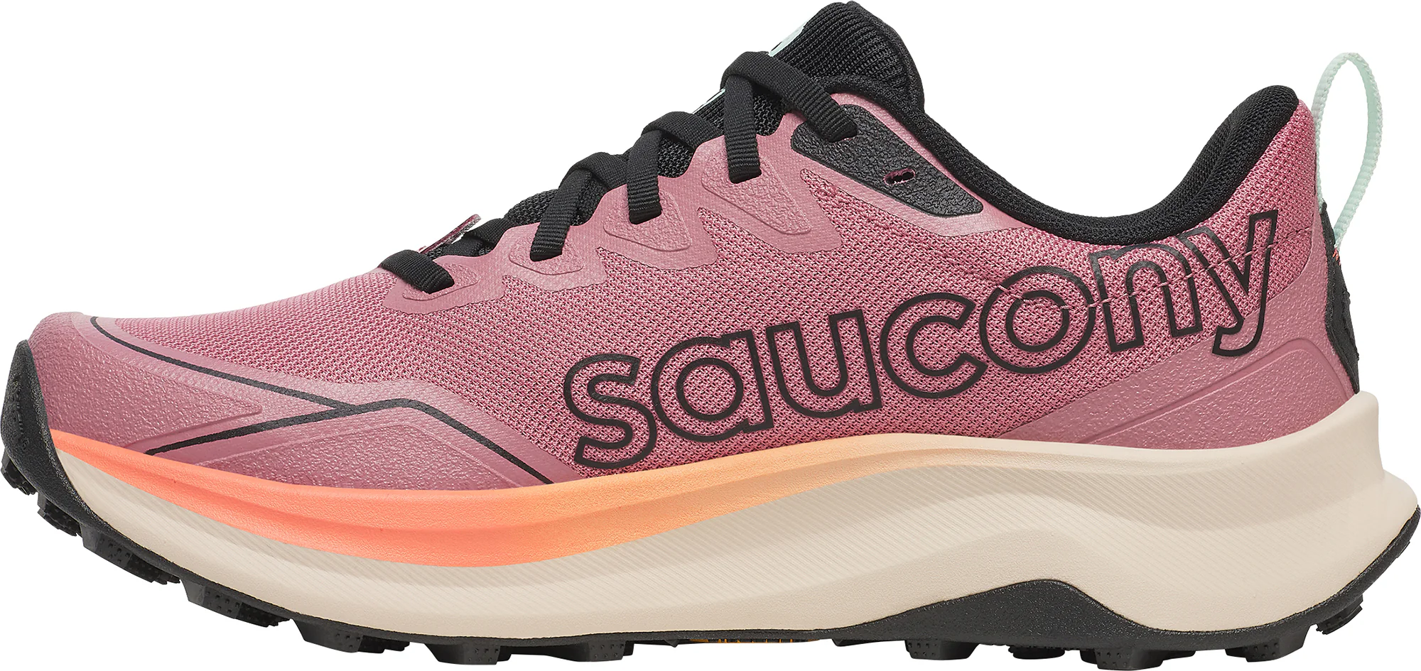Saucony Peregrine 16 Womens Trail Running Shoes - Pink - Image 3