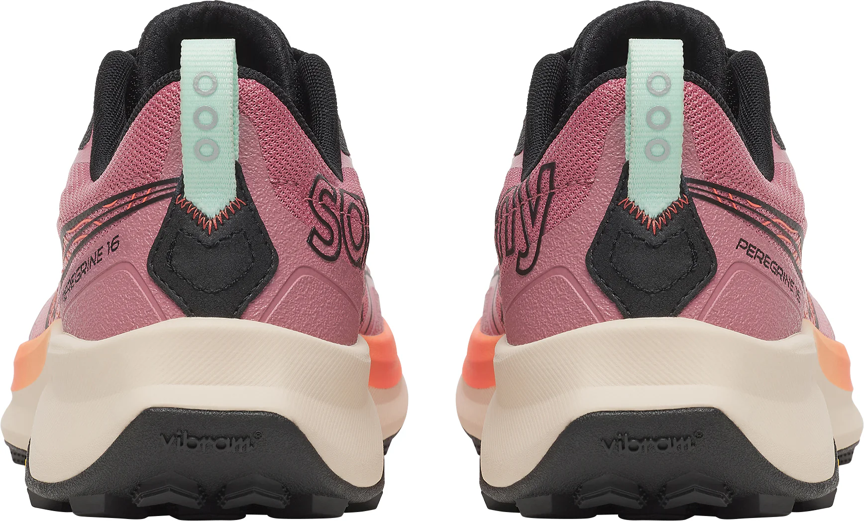 Saucony Peregrine 16 Womens Trail Running Shoes - Pink - Image 5